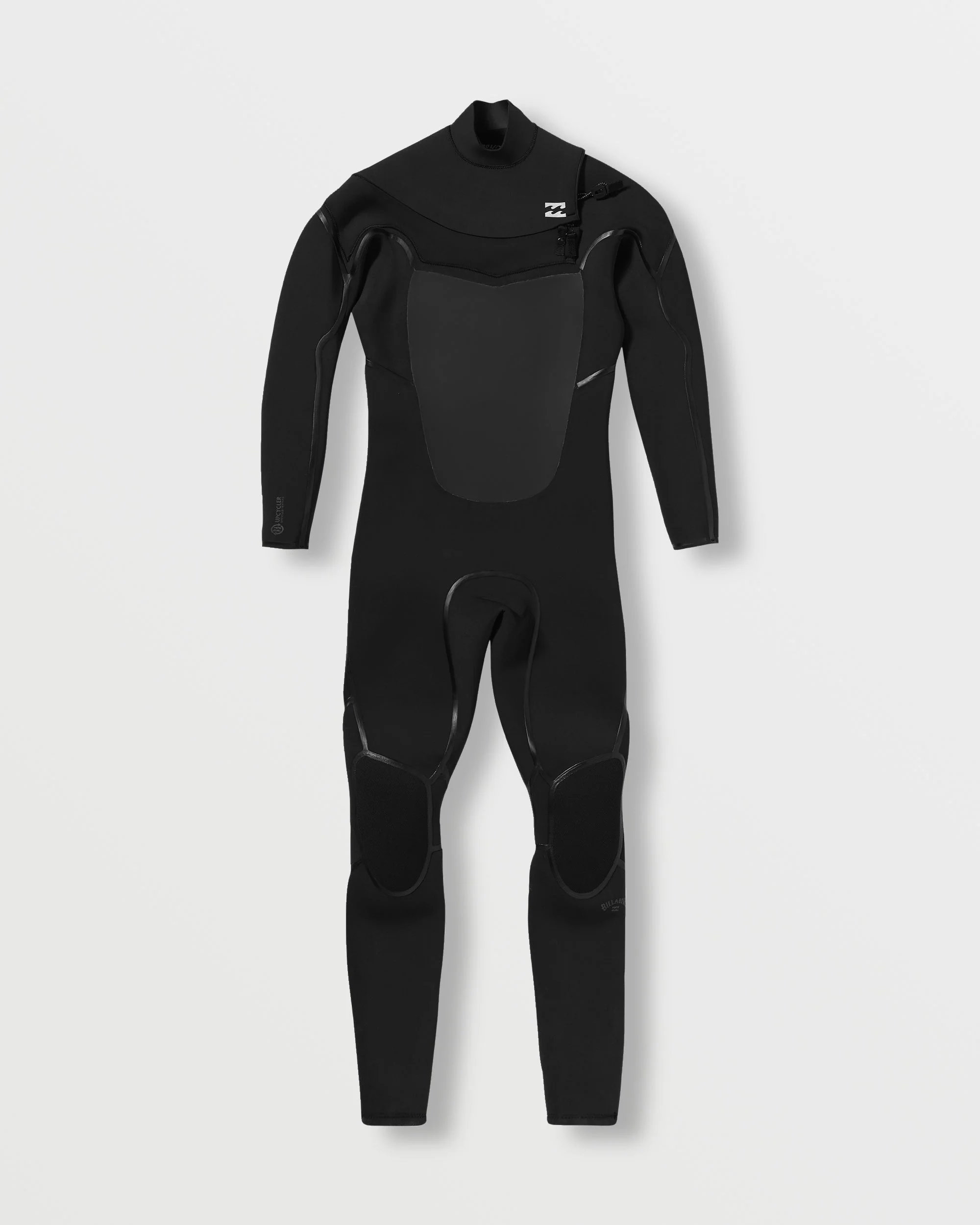 4/3mm Absolute Natural+ Upcycler Welded Chest Zip Wetsuit - Black