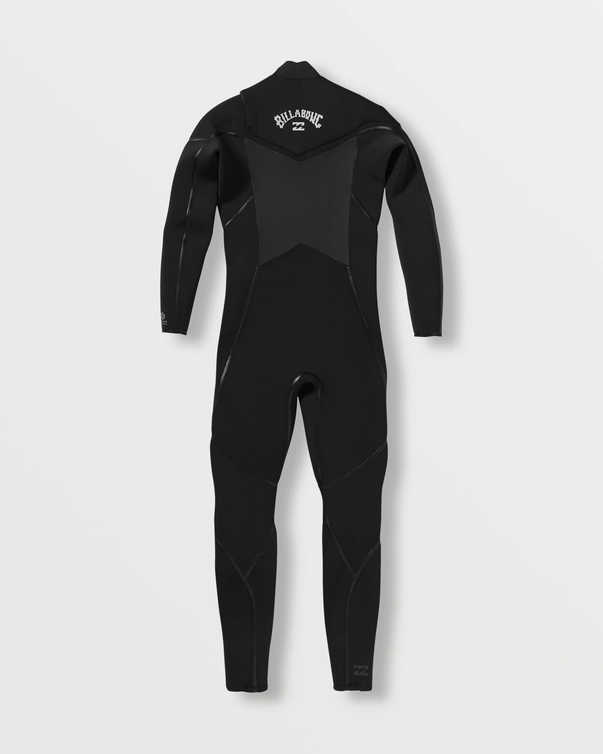 4/3mm Absolute Natural+ Upcycler Welded Chest Zip Wetsuit - Black - Image 2