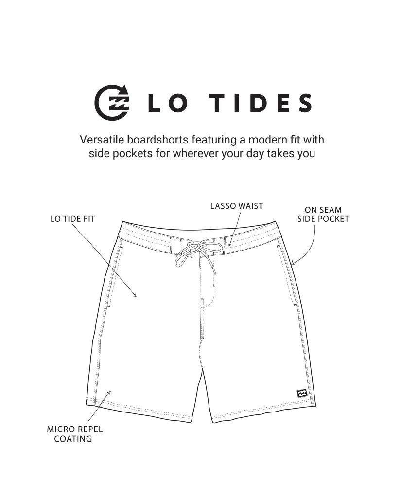 73 Lo Tide 18" Boardshorts - Deep Blue - Image 3