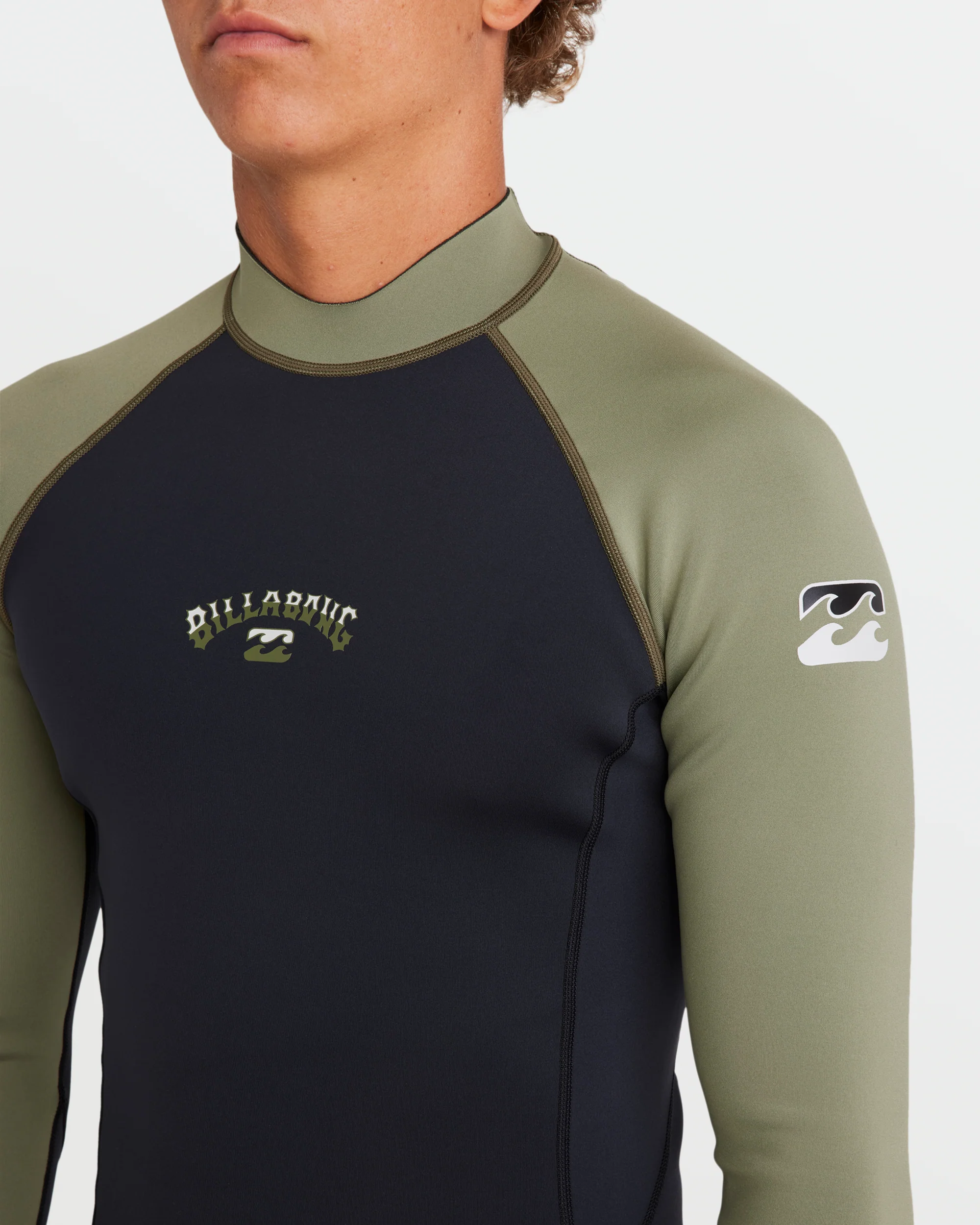 1mm Absolute Natural Long Sleeve Jacket - Military - Image 2