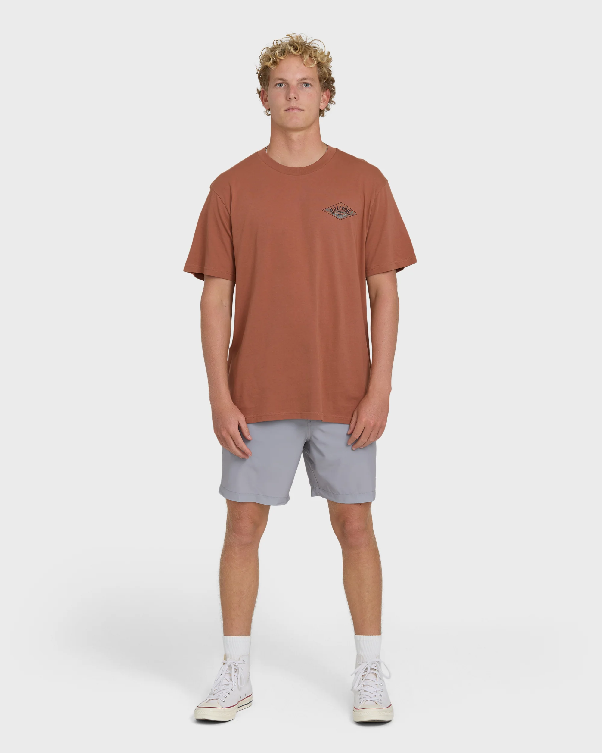 A/Div Arch Premium Short Sleeve Knit T-Shirt - Cedar Wood - Image 4