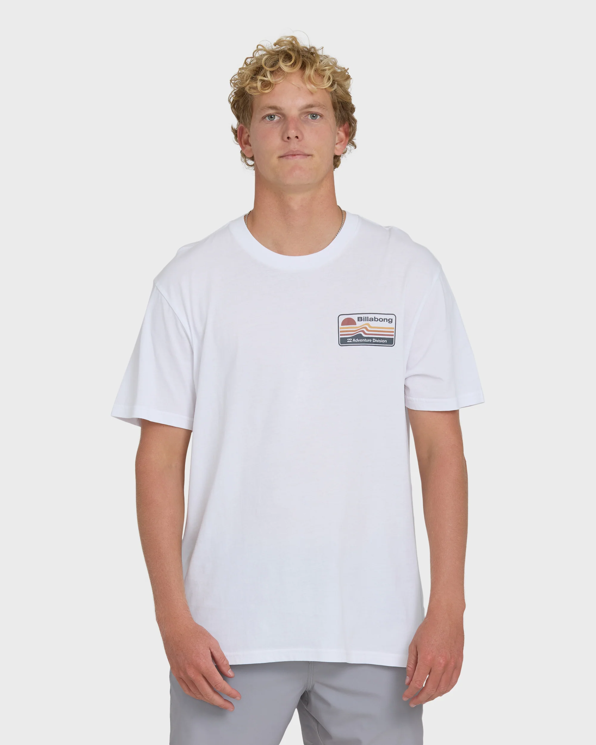 A/Div Range Premium Short Sleeve Knit T-Shirt - White
