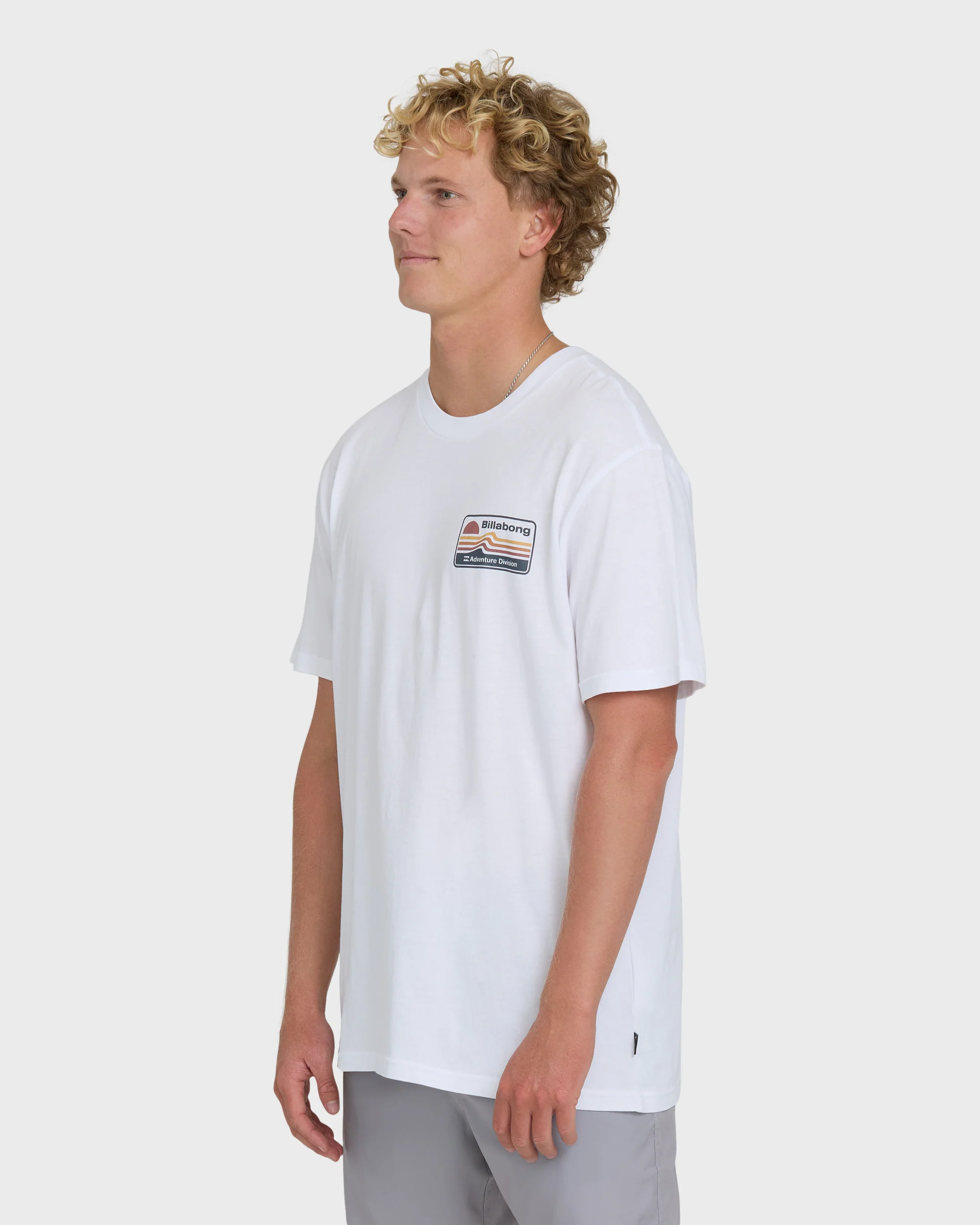 A/Div Range Premium Short Sleeve Knit T-Shirt - White - Image 3
