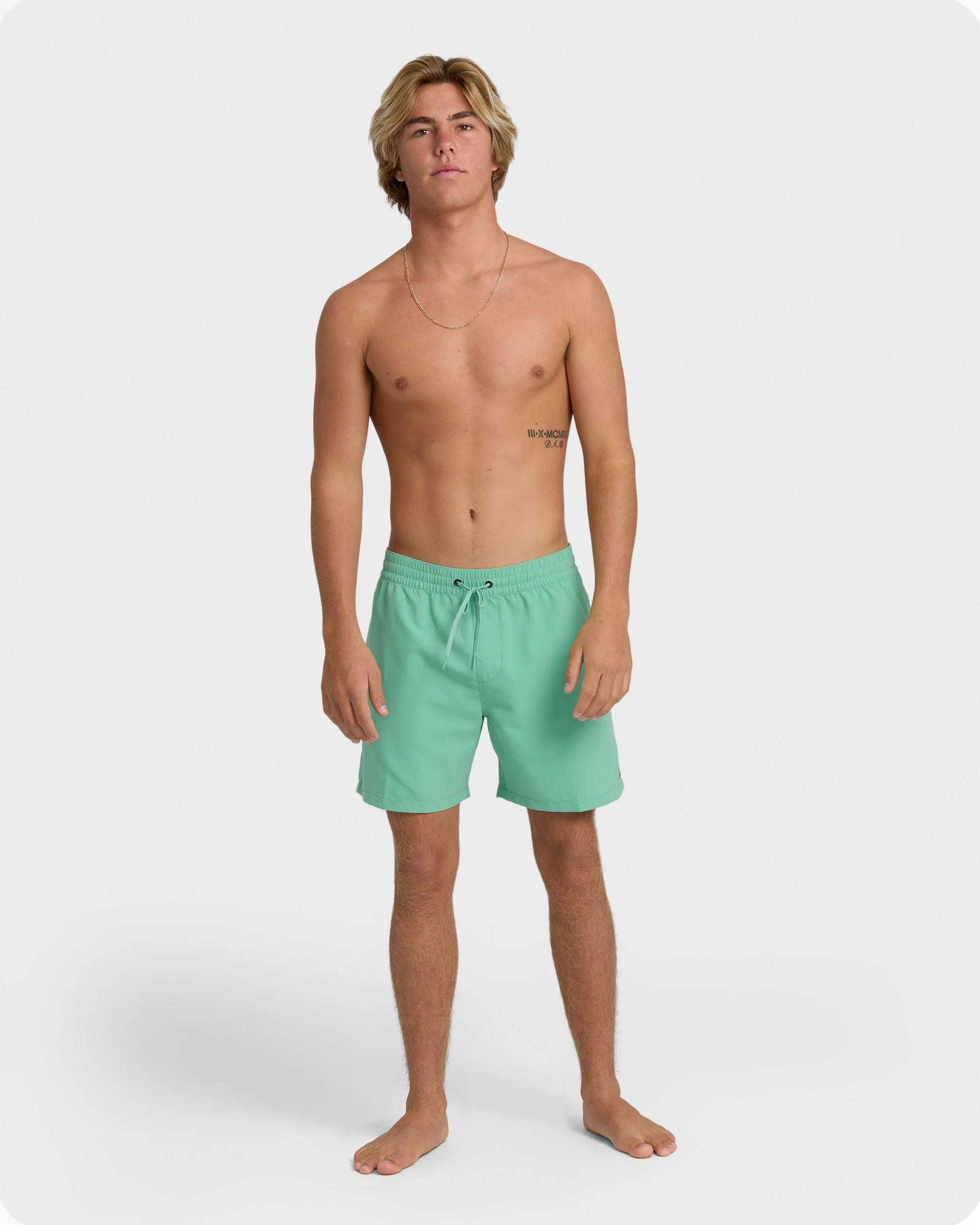 All Day Layback 16" Trunks - Lime Green - Image 4