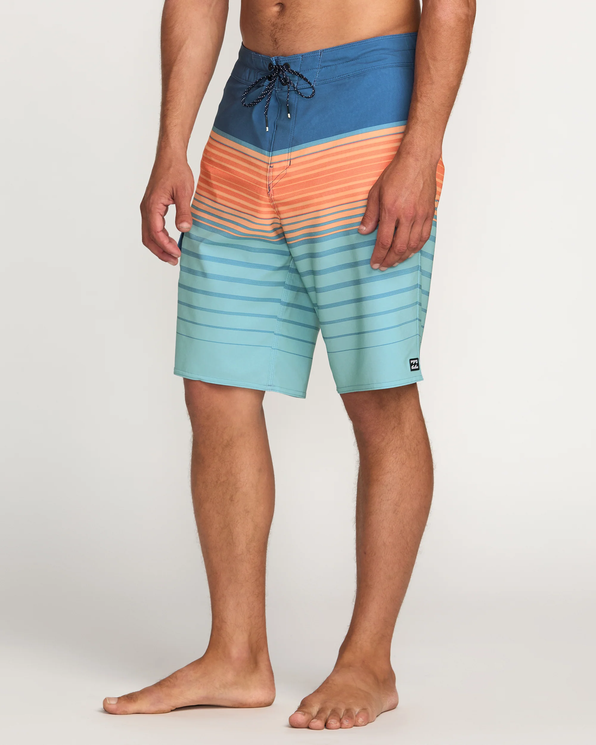 All Day Stripe Pro Performance 20" Boardshorts - Deep Blue - Image 7