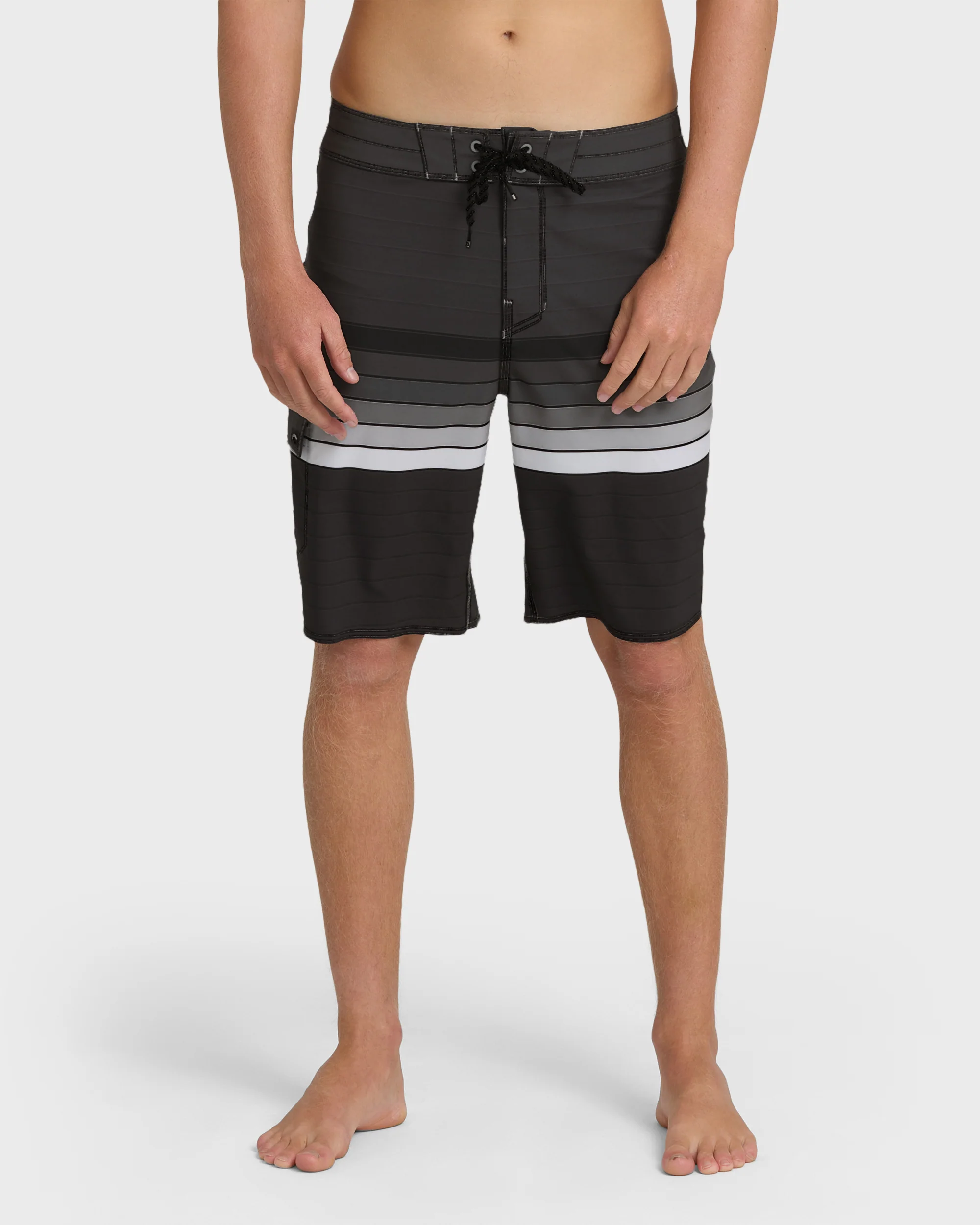 All Day Stripe 20" Pro Boardshorts - Black Multi - Black