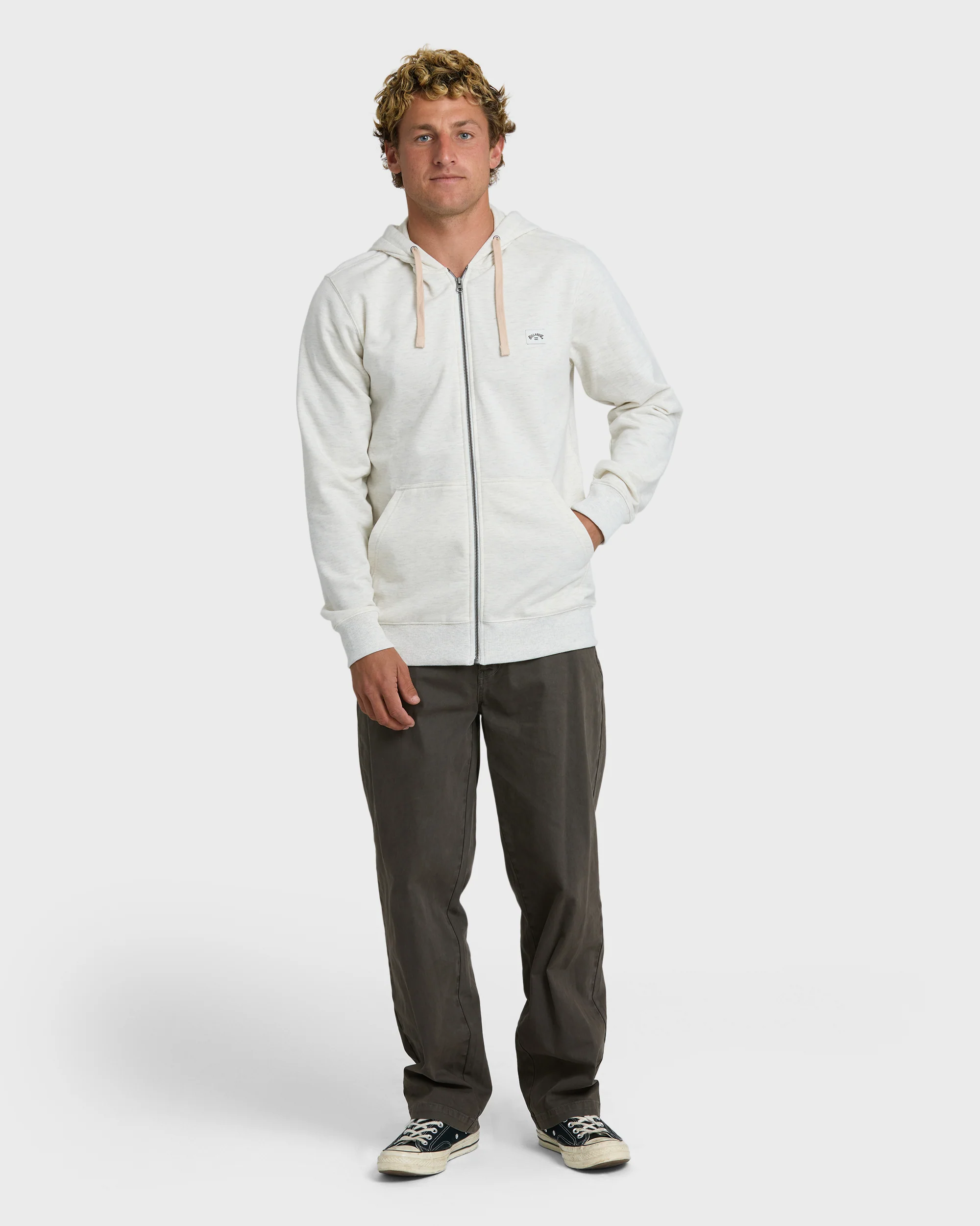 All Day Zip Sweatshirt - Light Gray Heather - Image 2