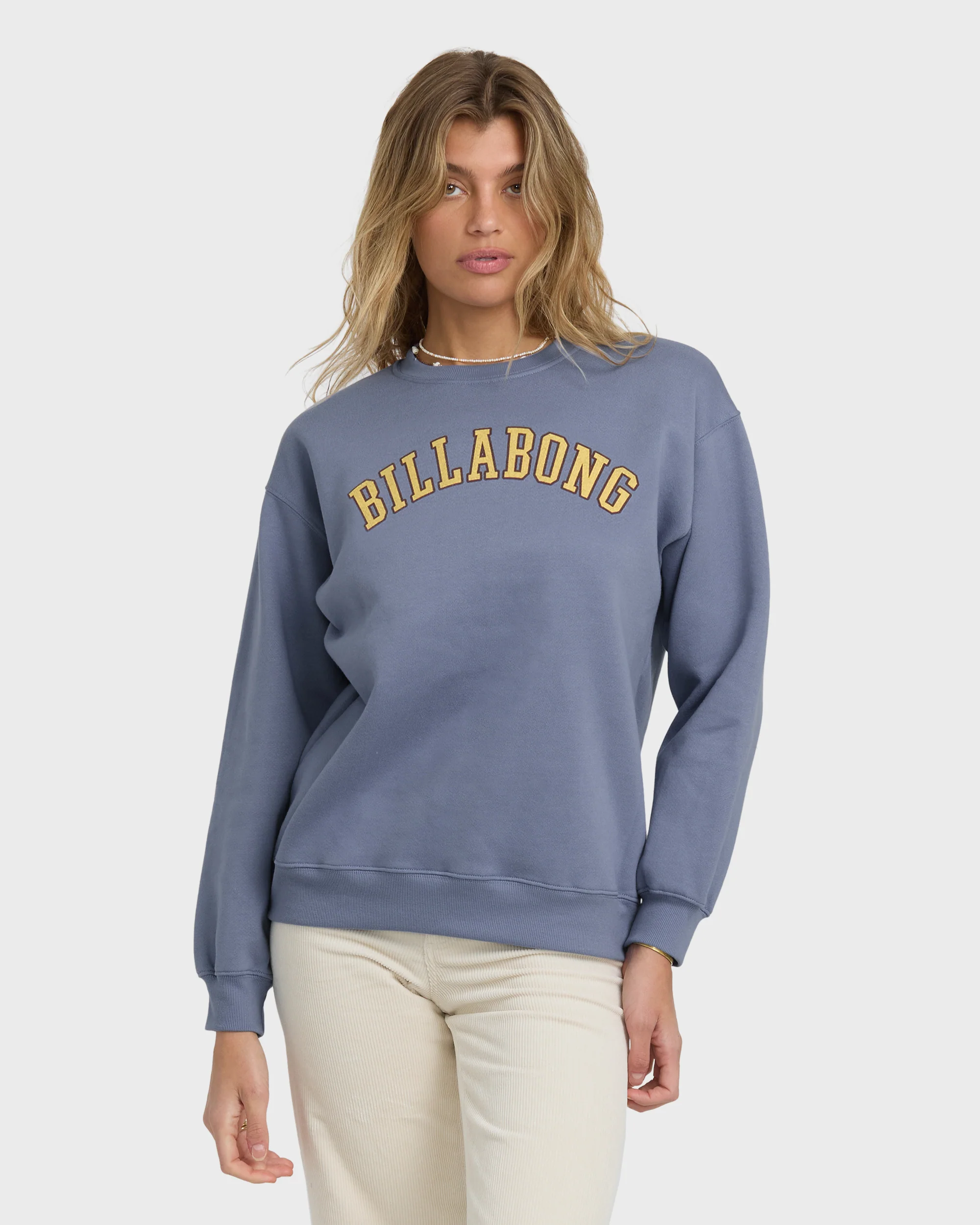 All Of The Time Crewneck Sweatshirt - Stone Blue