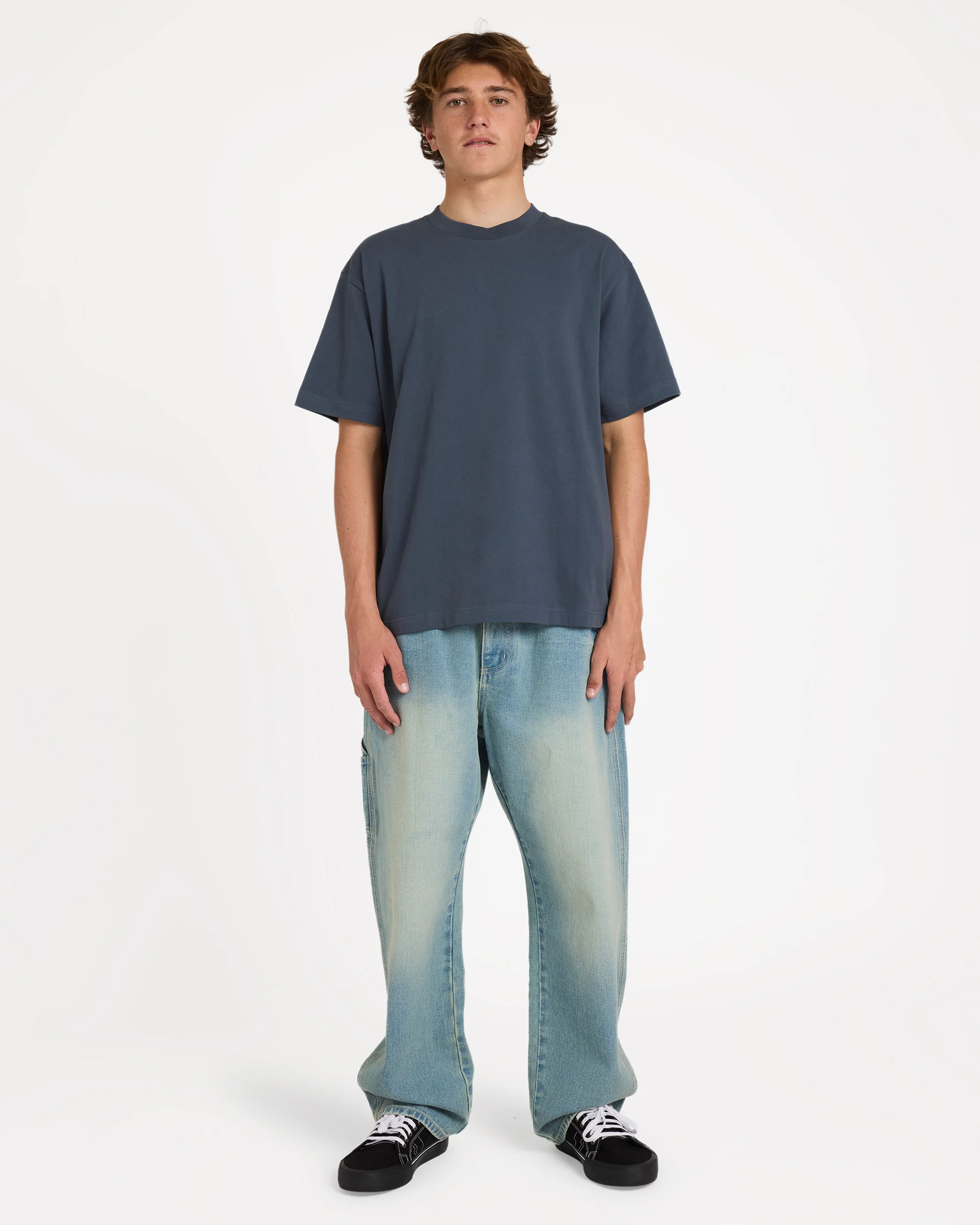 Arch Up Short Sleeve Knit T-Shirt - Charcoal - Image 4
