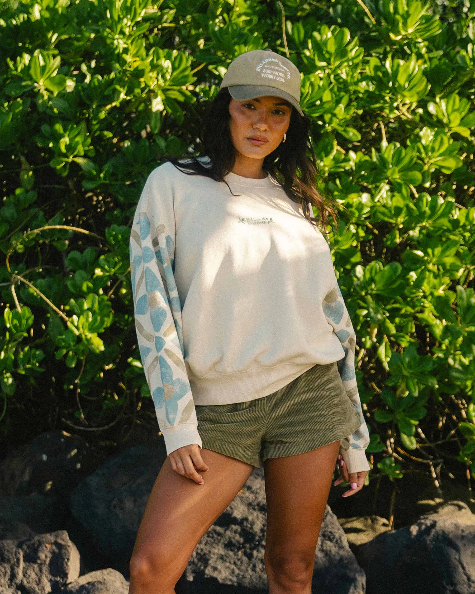 Atlas Tide Kendal Crewneck Sweatshirt - Whitecap