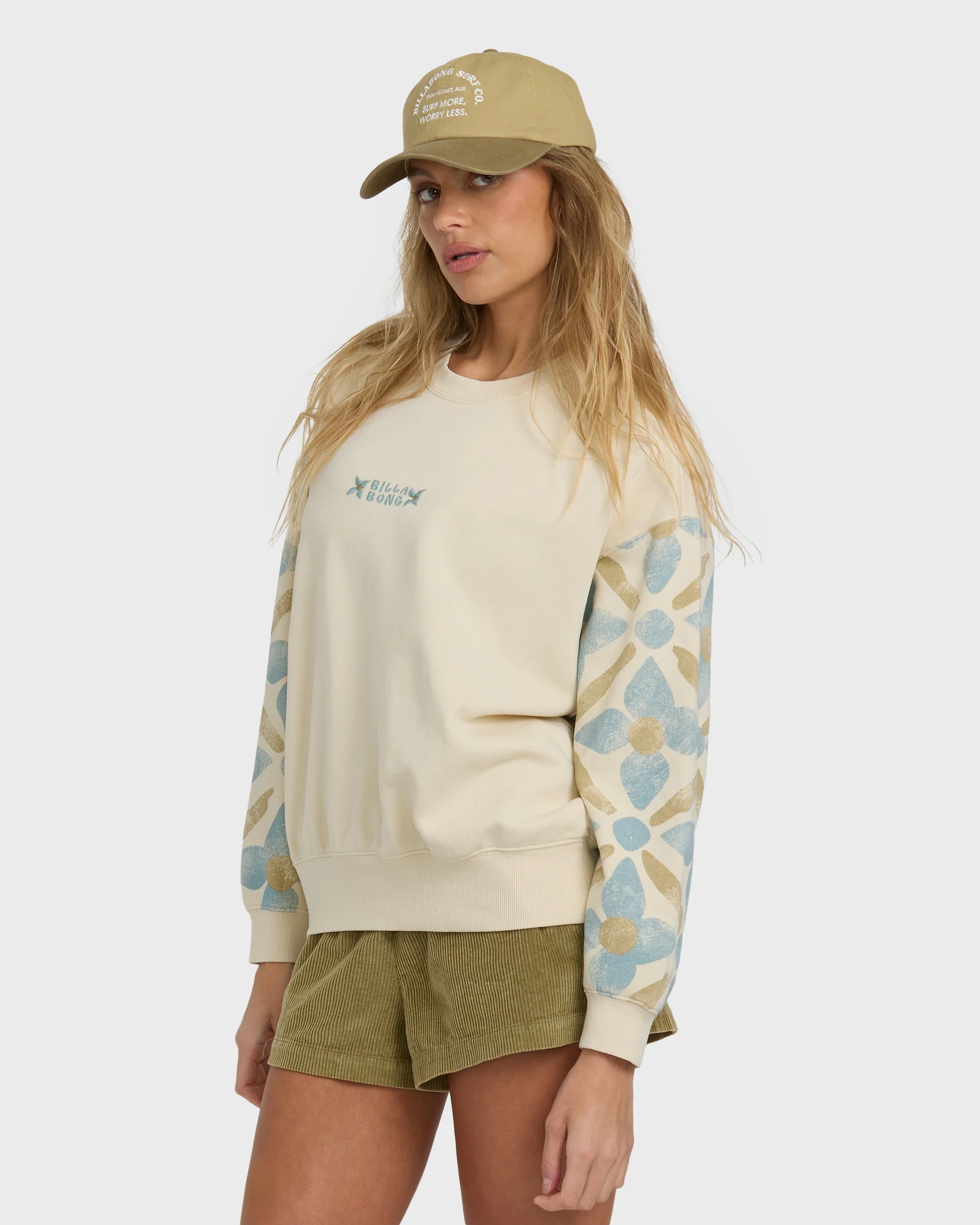 Atlas Tide Kendal Crewneck Sweatshirt - Whitecap - Image 4