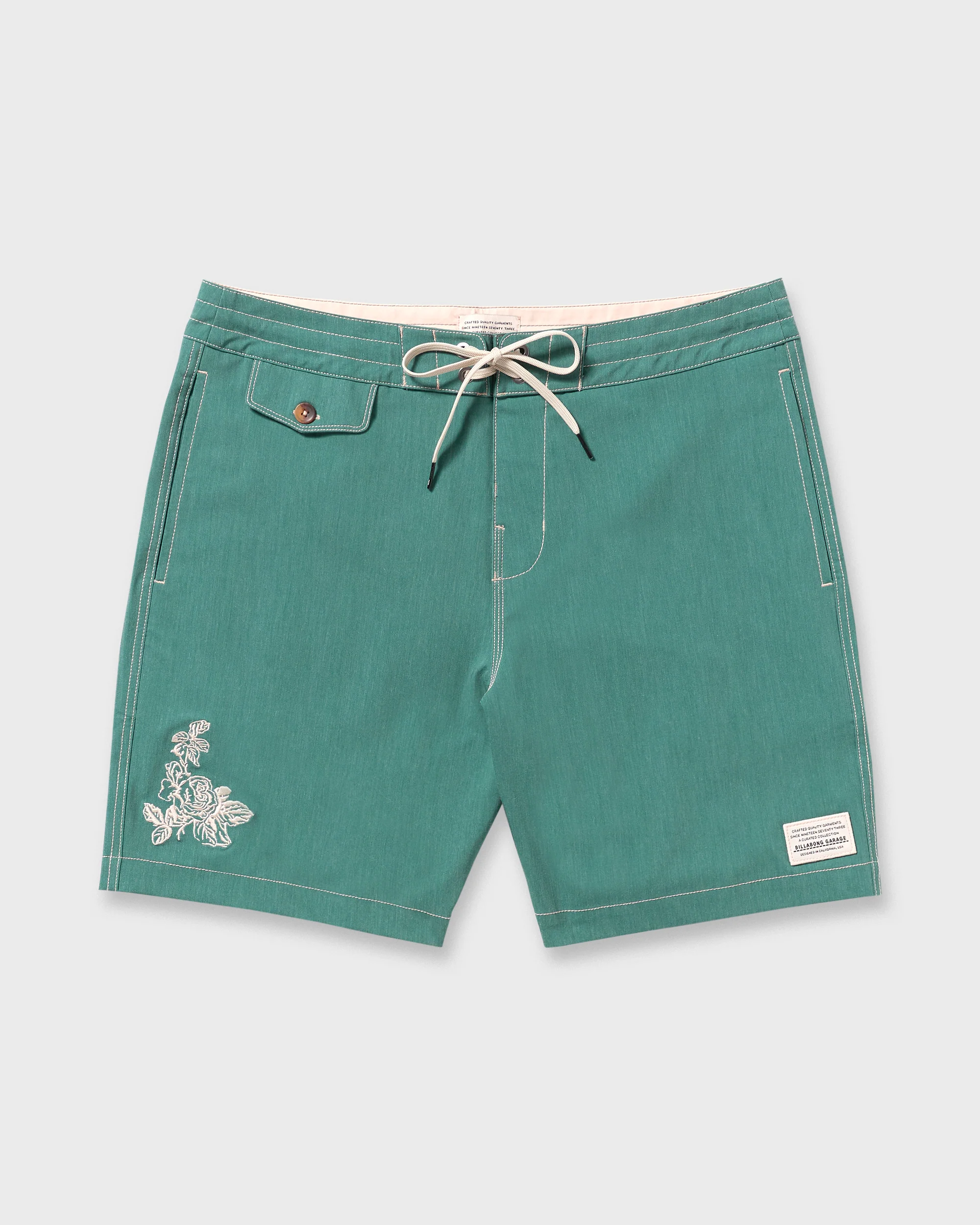 Austin Garage Lo Tides 19" Boardshorts - Teal - Image 13