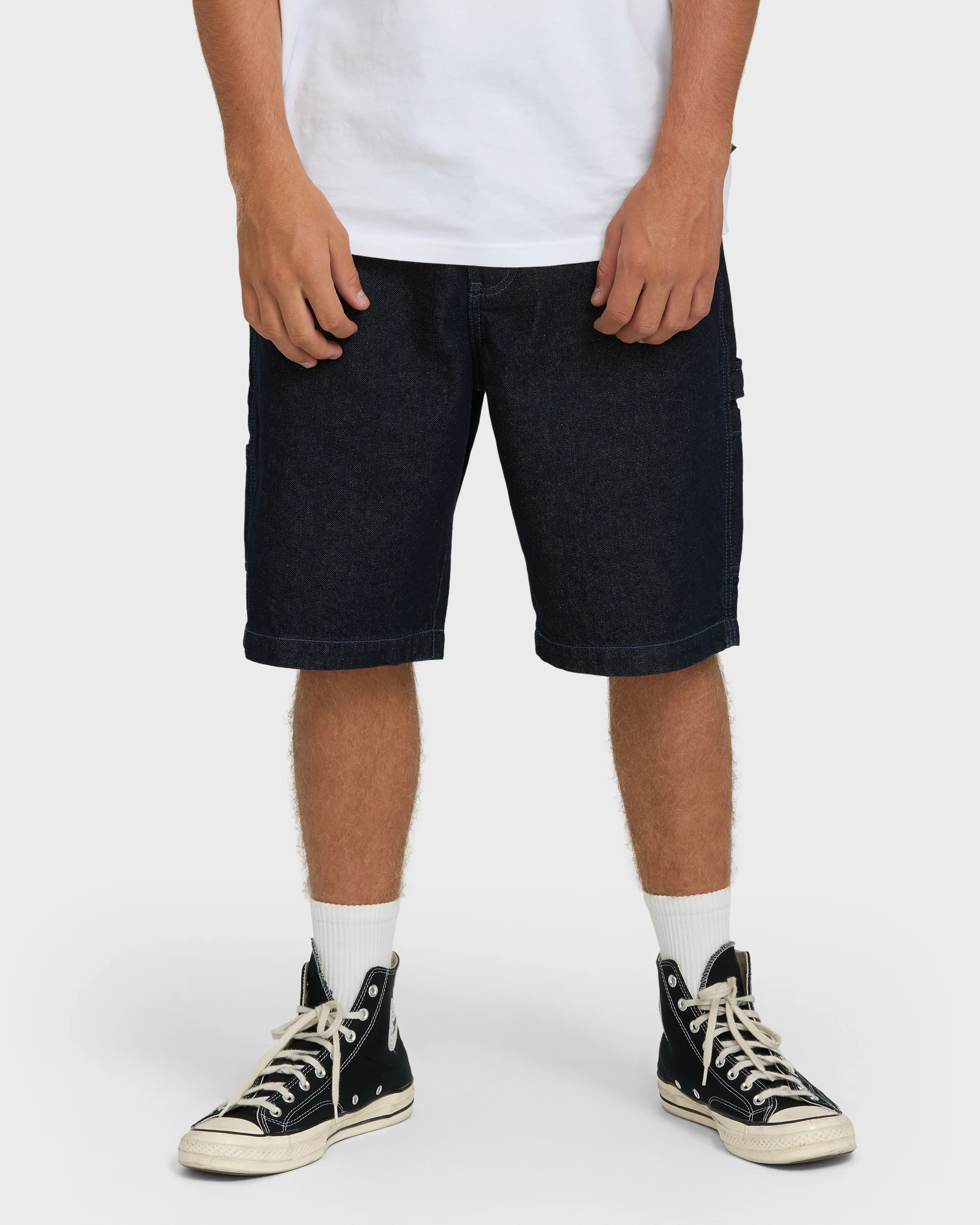 Bad Dog 22" Denim Shorts - Dark Denim