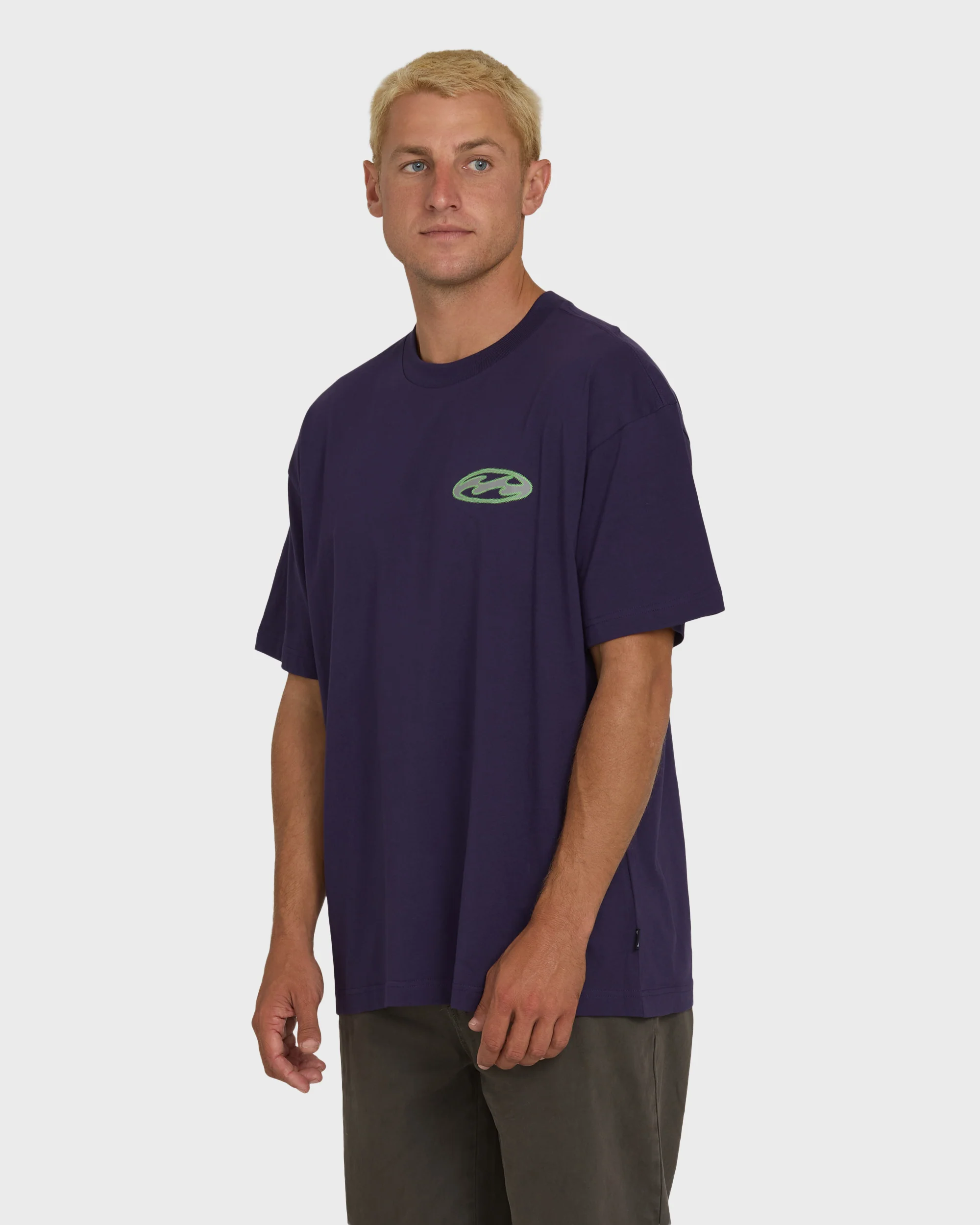 Bad Dog Tonedawg OG Short Sleeve Knit T-Shirt - Purple Velvet - Image 3