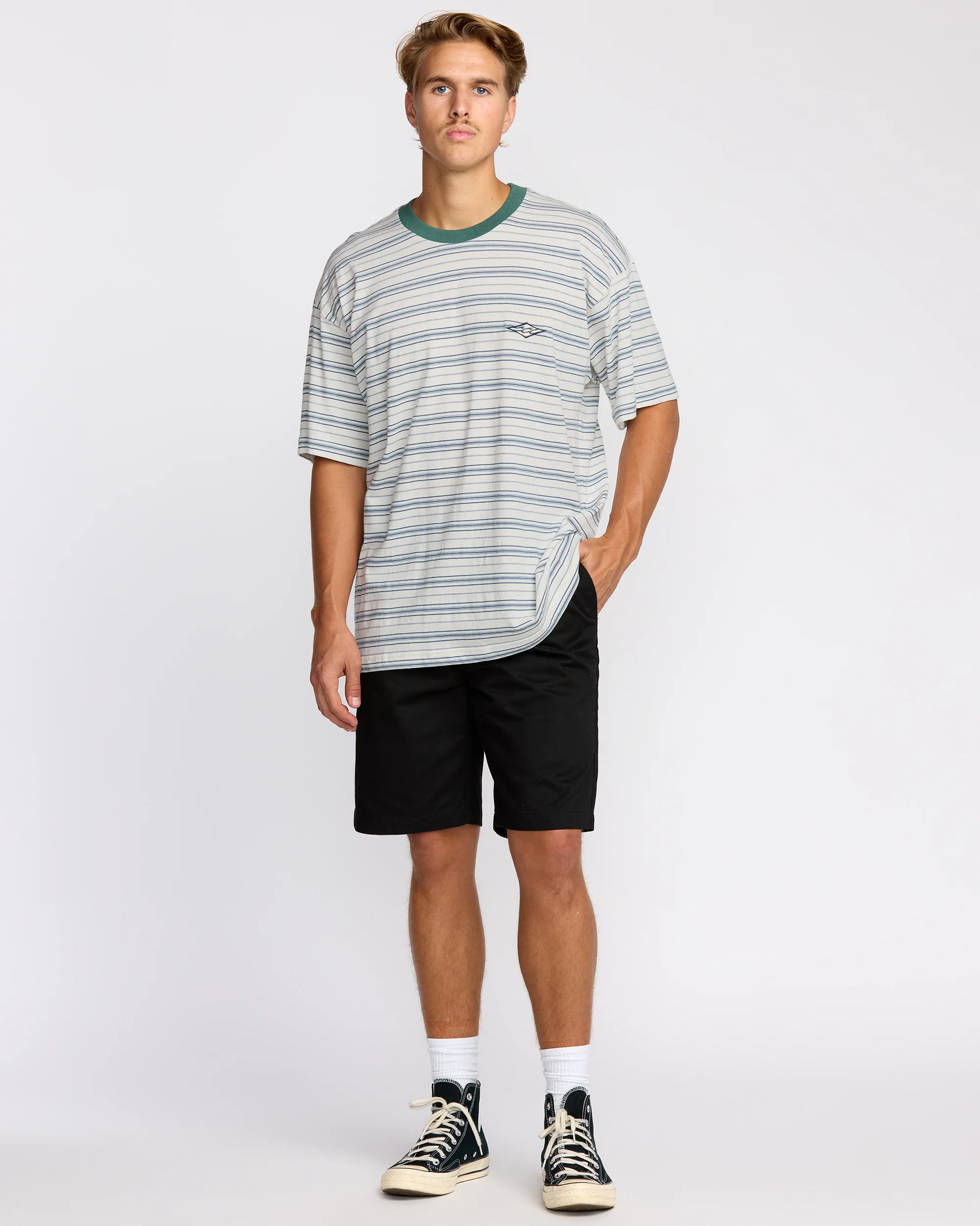 Baxter Short Sleeve T-Shirt - Off White - Image 4