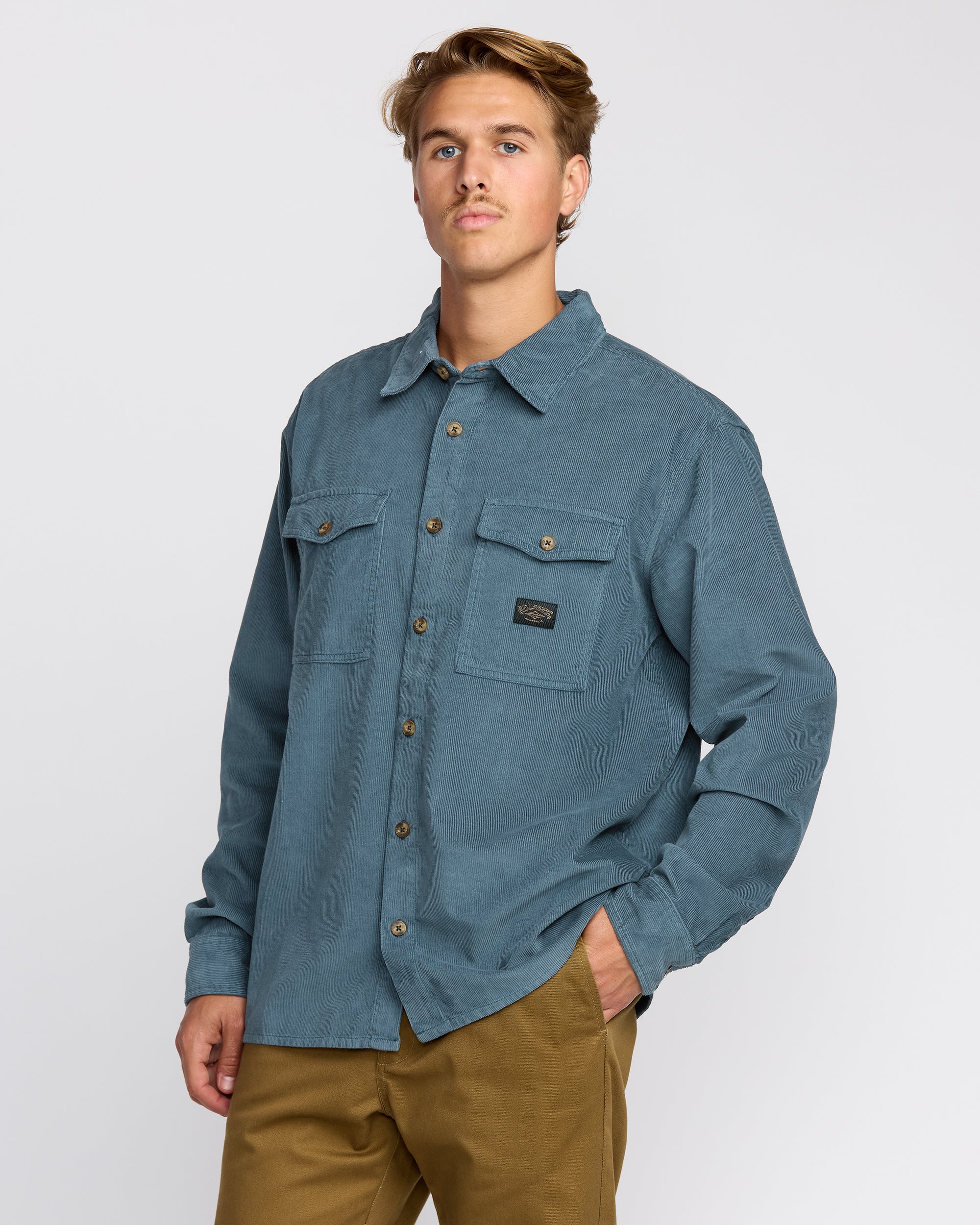 Bong Days Long Sleeve Shirt - Steel Blue - Image 2