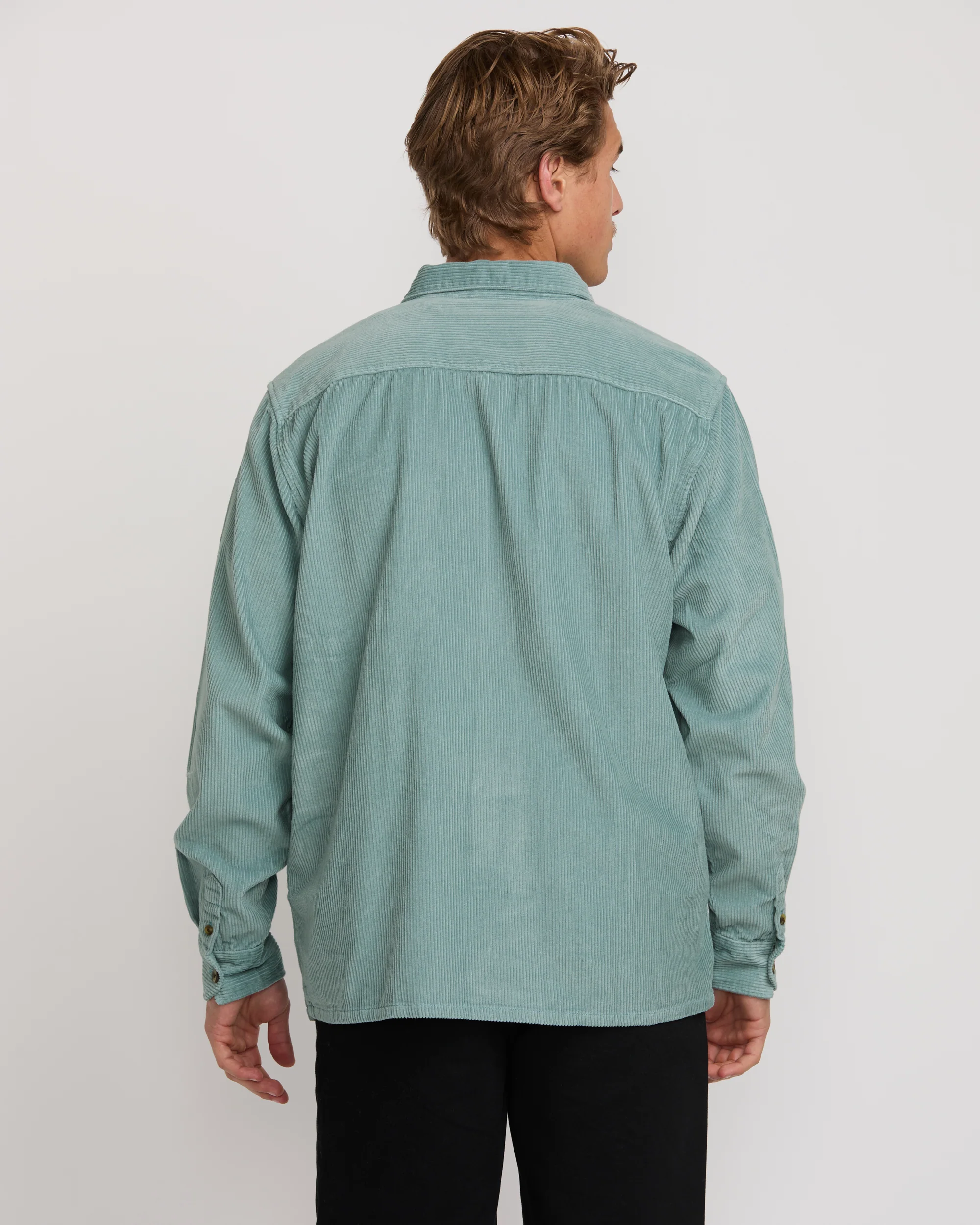 Bong Days Long Sleeve Shirt - Washed Blue - Image 2