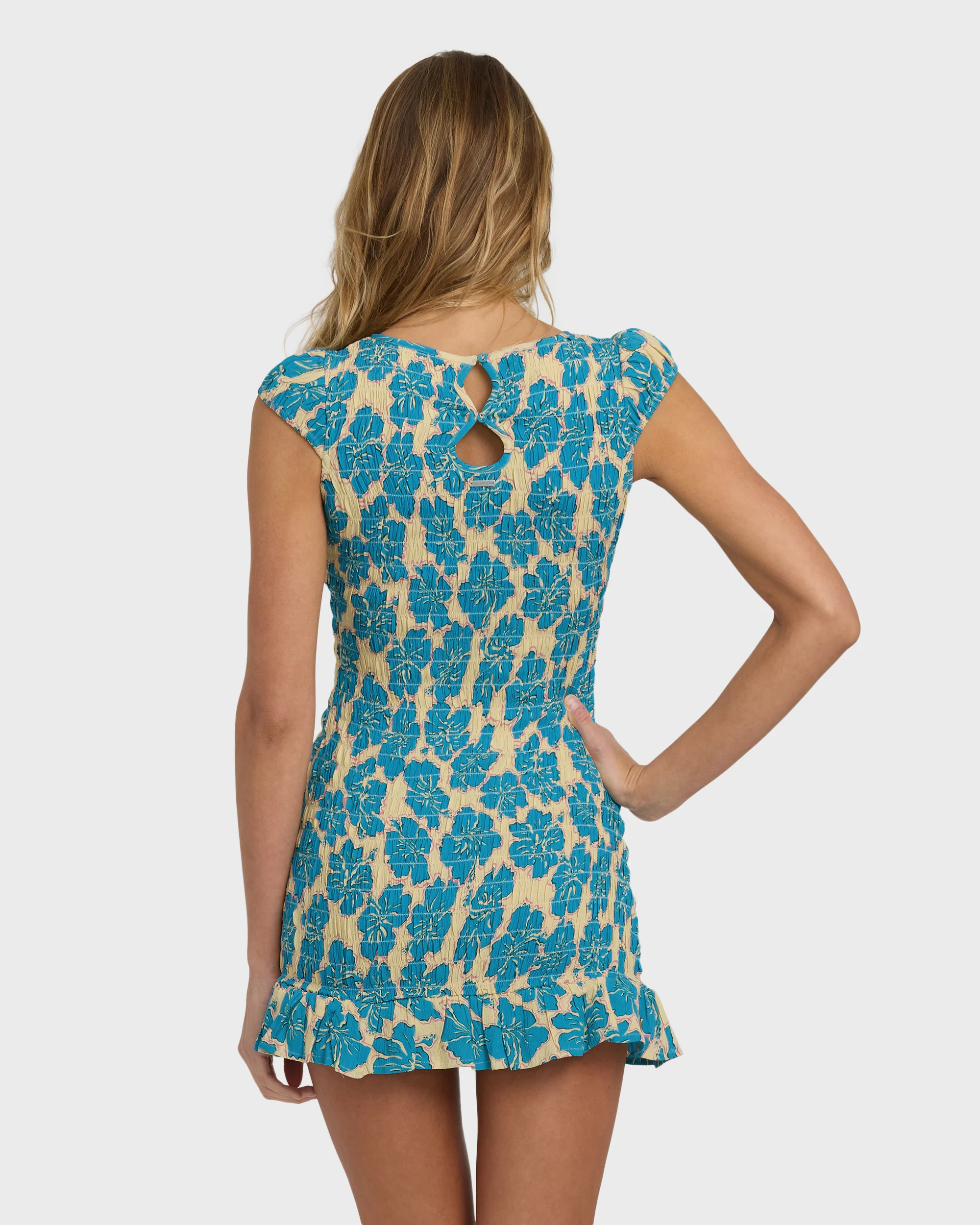 Bright Side Mini Dress - Pale Yellow - Image 3