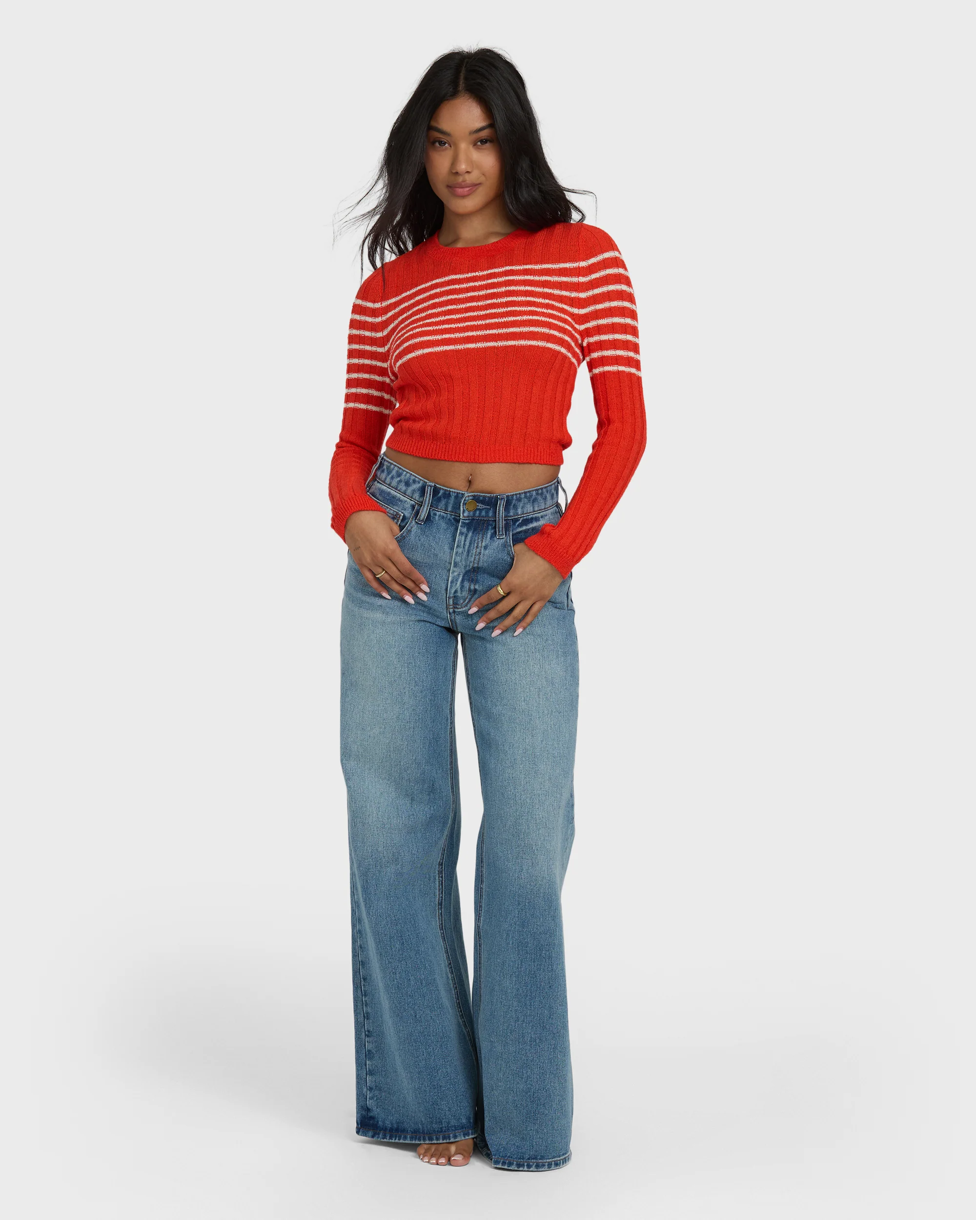 Clare Sweater - Red Aloha - Image 4