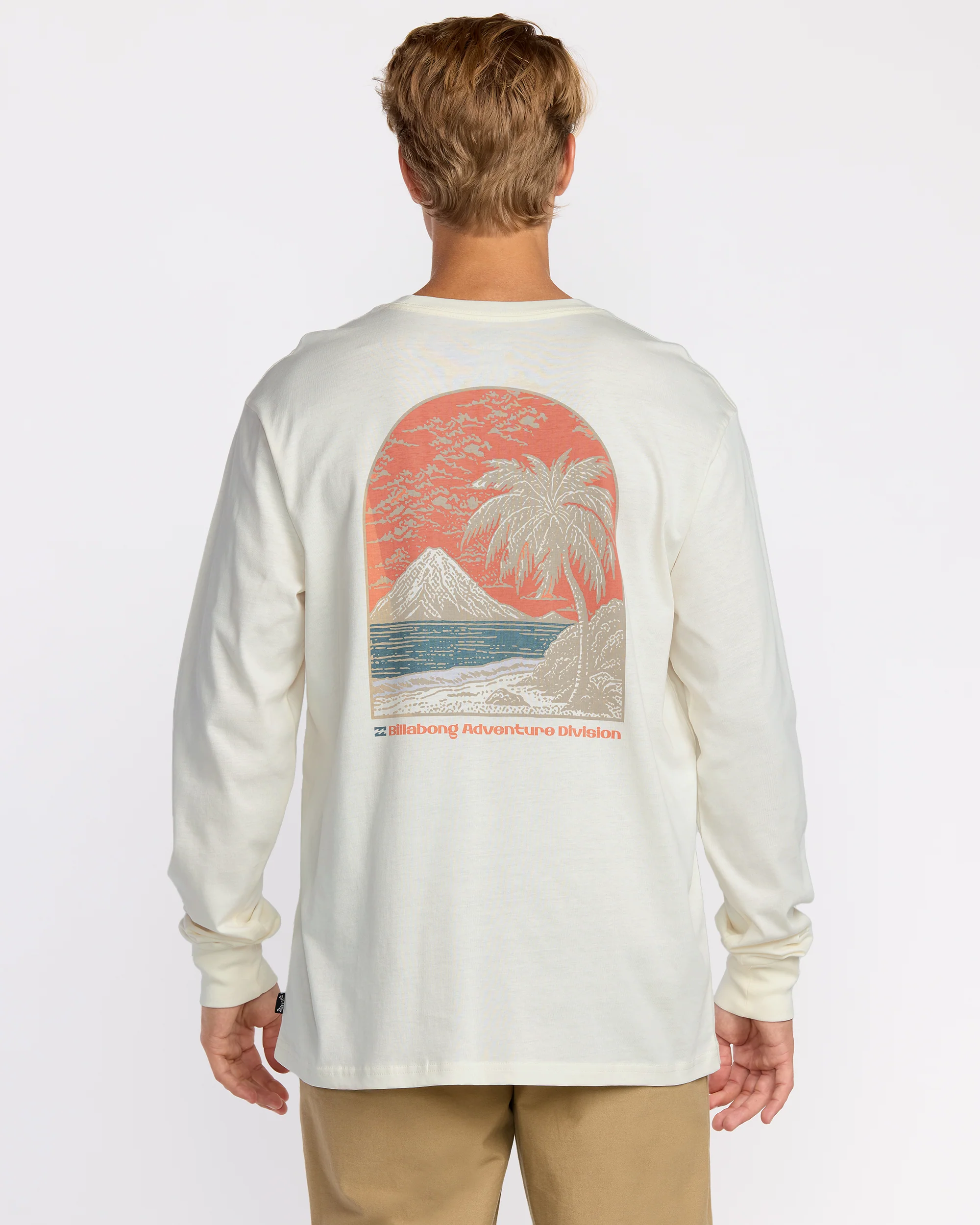 Coastal Range A/Div Long Sleeve T-Shirt - Off White