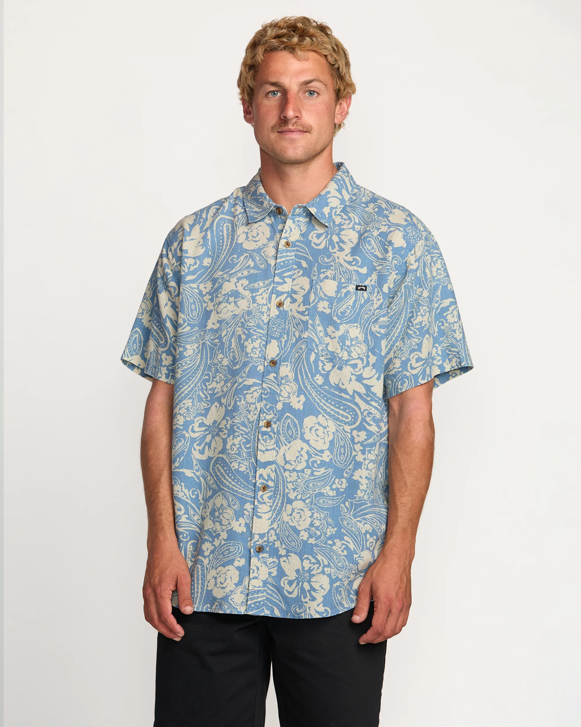 Cordoba Short Sleeve Shirt - Carolina Blue - Image 4