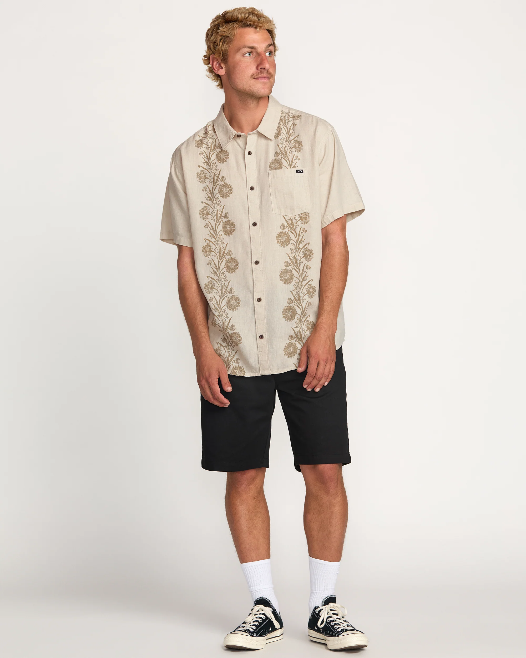 Cordoba Short Sleeve Shirt - Stone - Image 3