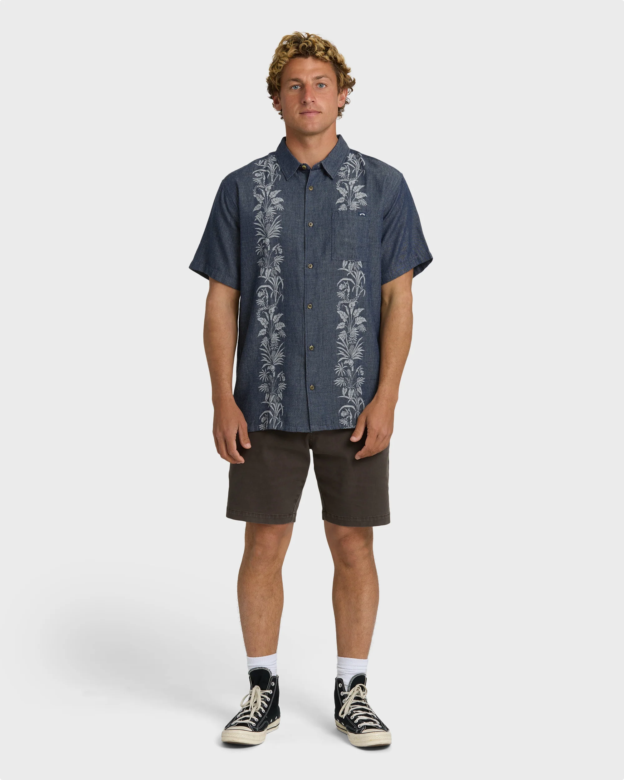 Cordoba Short Sleeve Shirt - Navy - Image 4