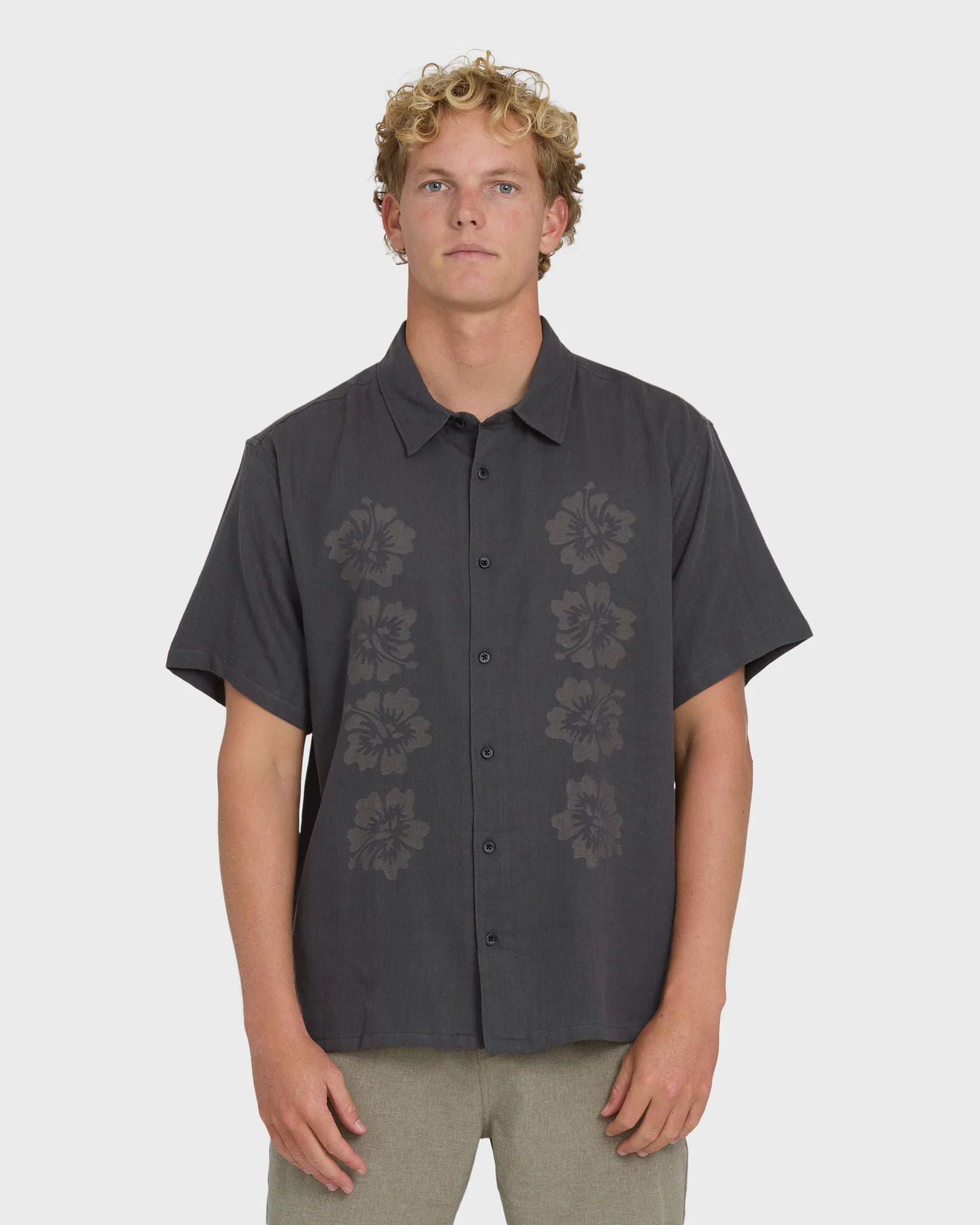 Cordoba Short Sleeve Woven Shirt - Raven