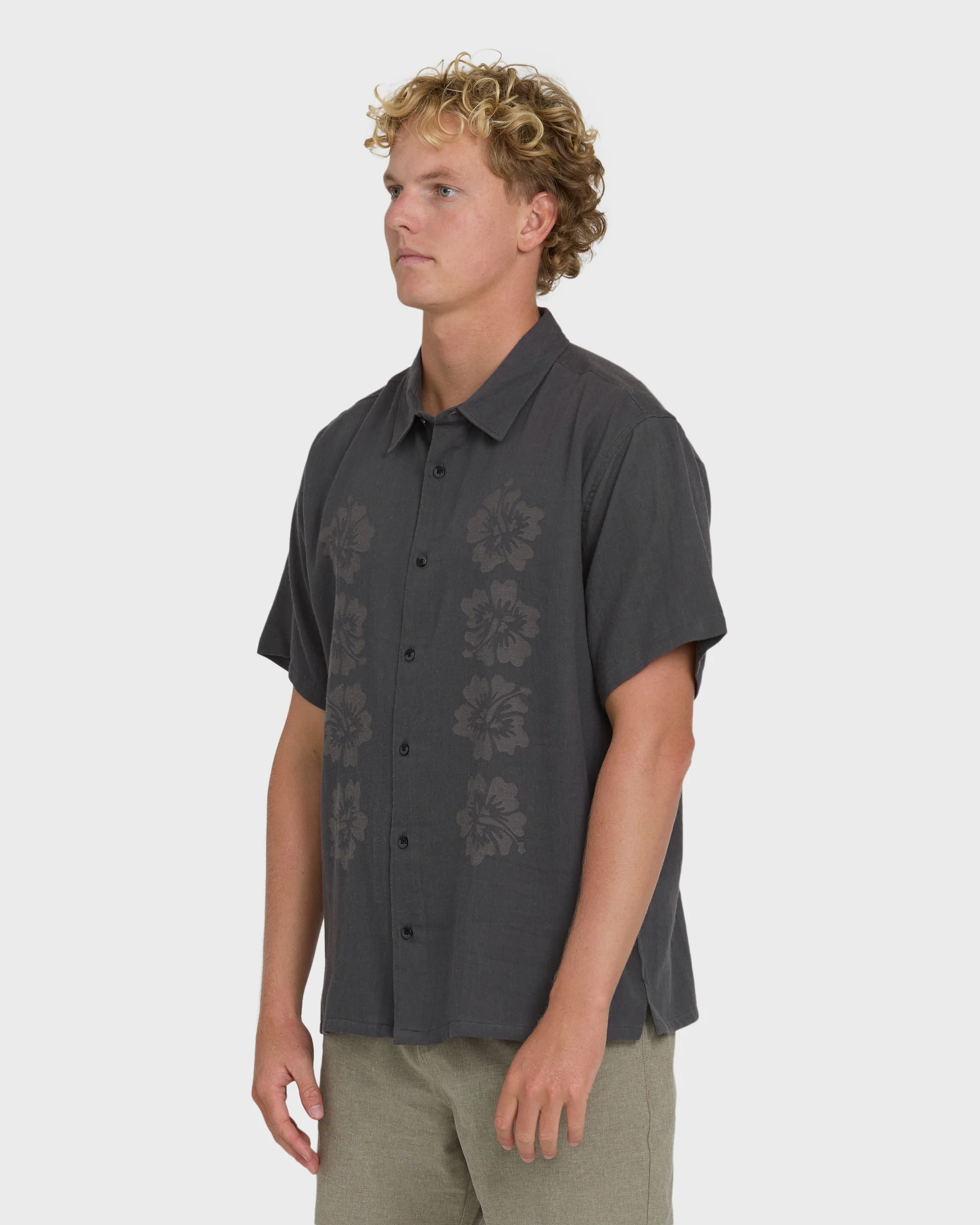 Cordoba Short Sleeve Woven Shirt - Raven - Image 3
