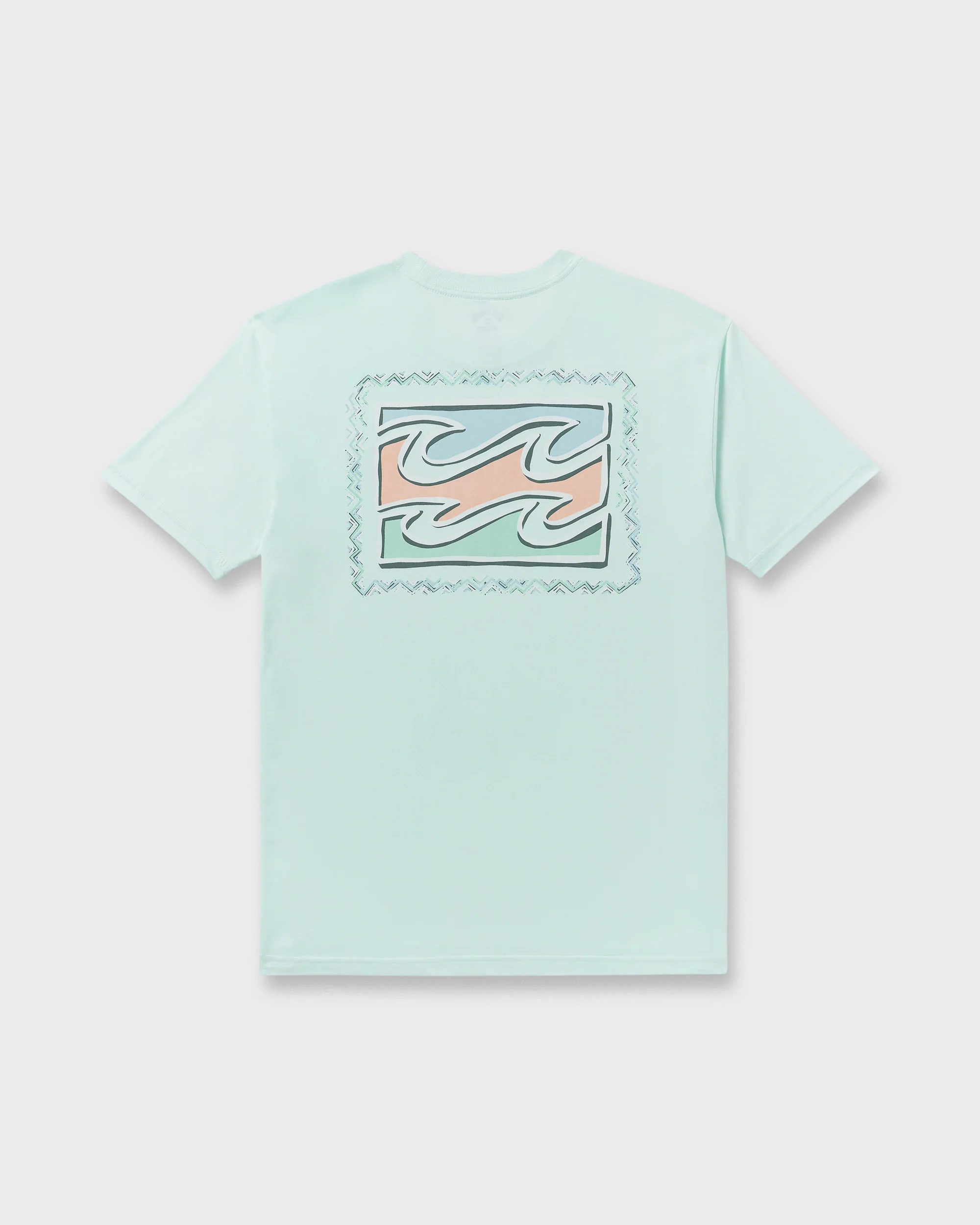 Crayon Wave Premium Short Sleeve T-Shirt - Sea Glass - Image 7