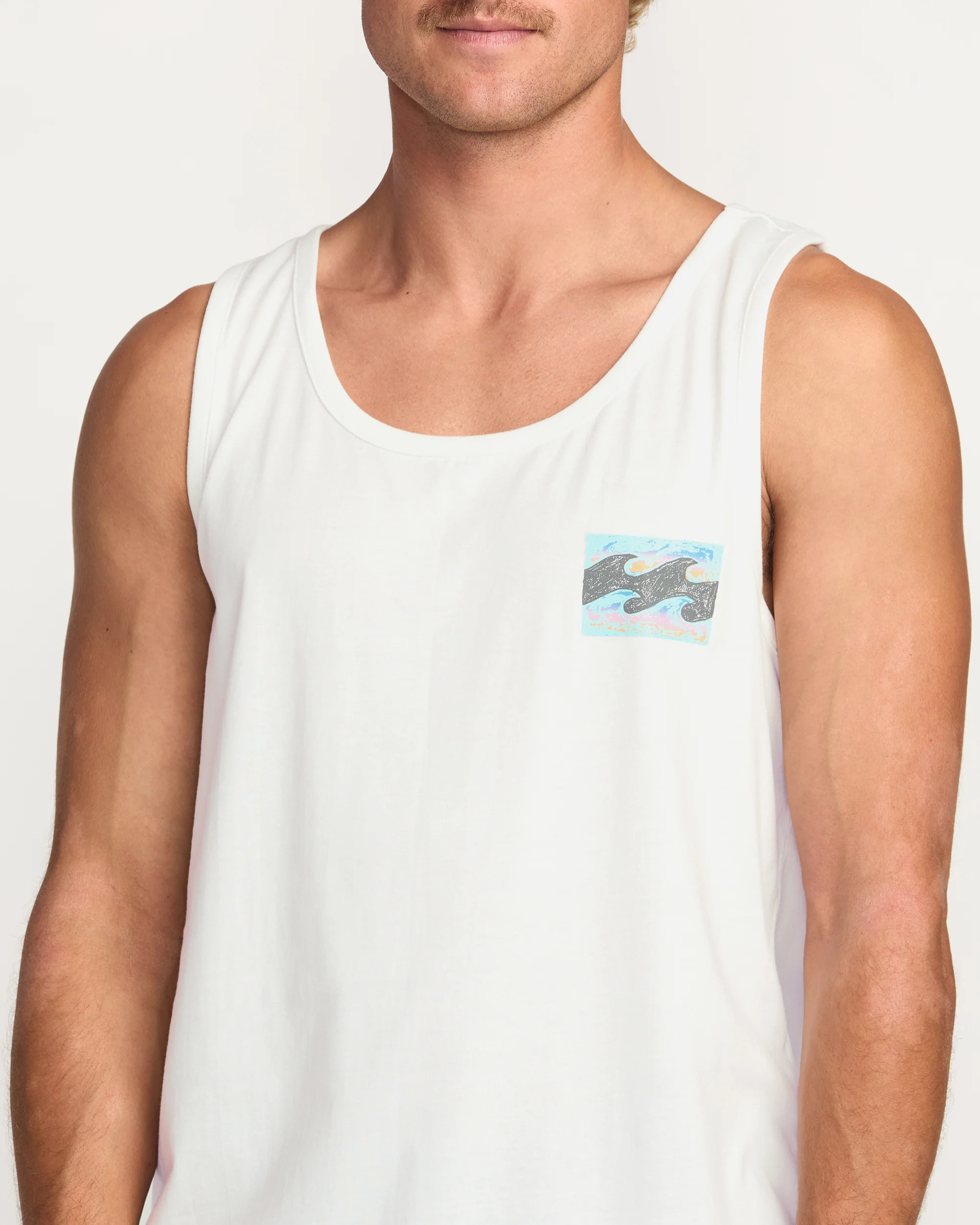 Crayon Wave Premium Tank - Off White - Image 7