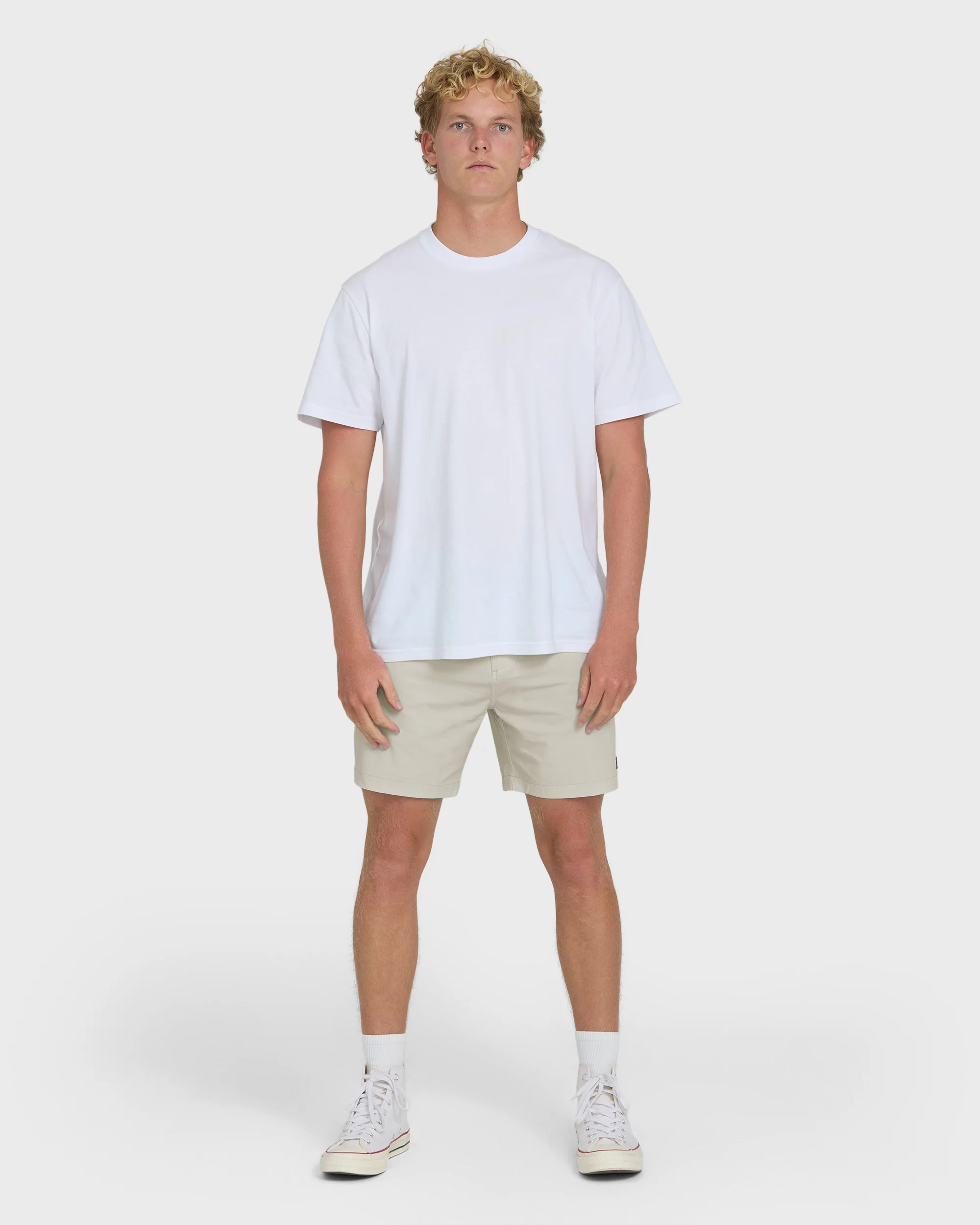 Crossfire Submersible 17" Hybrid Shorts - Oatmeal - Image 4