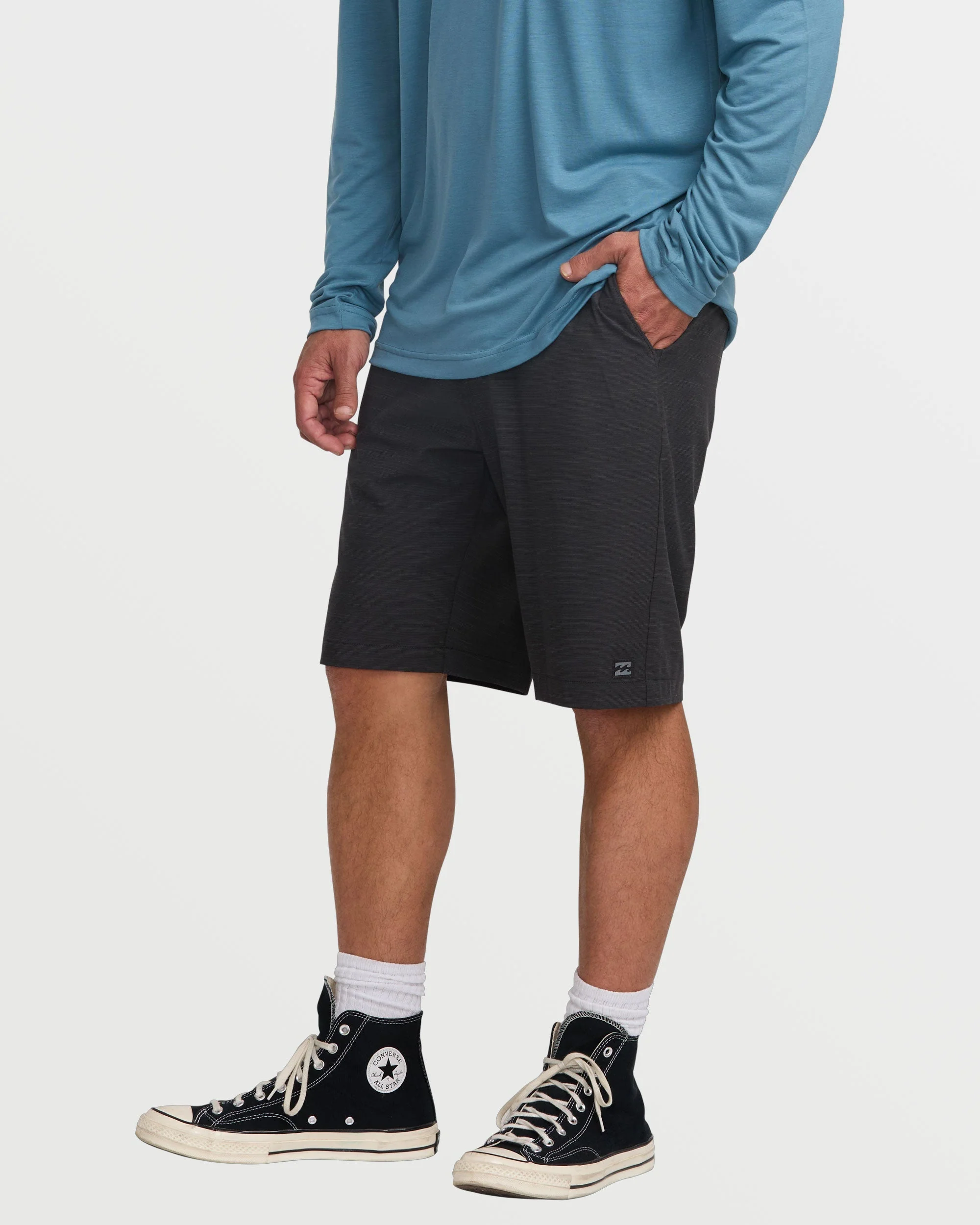 Crossfire Submersible 21" Hybrid Shorts - Black - Image 3