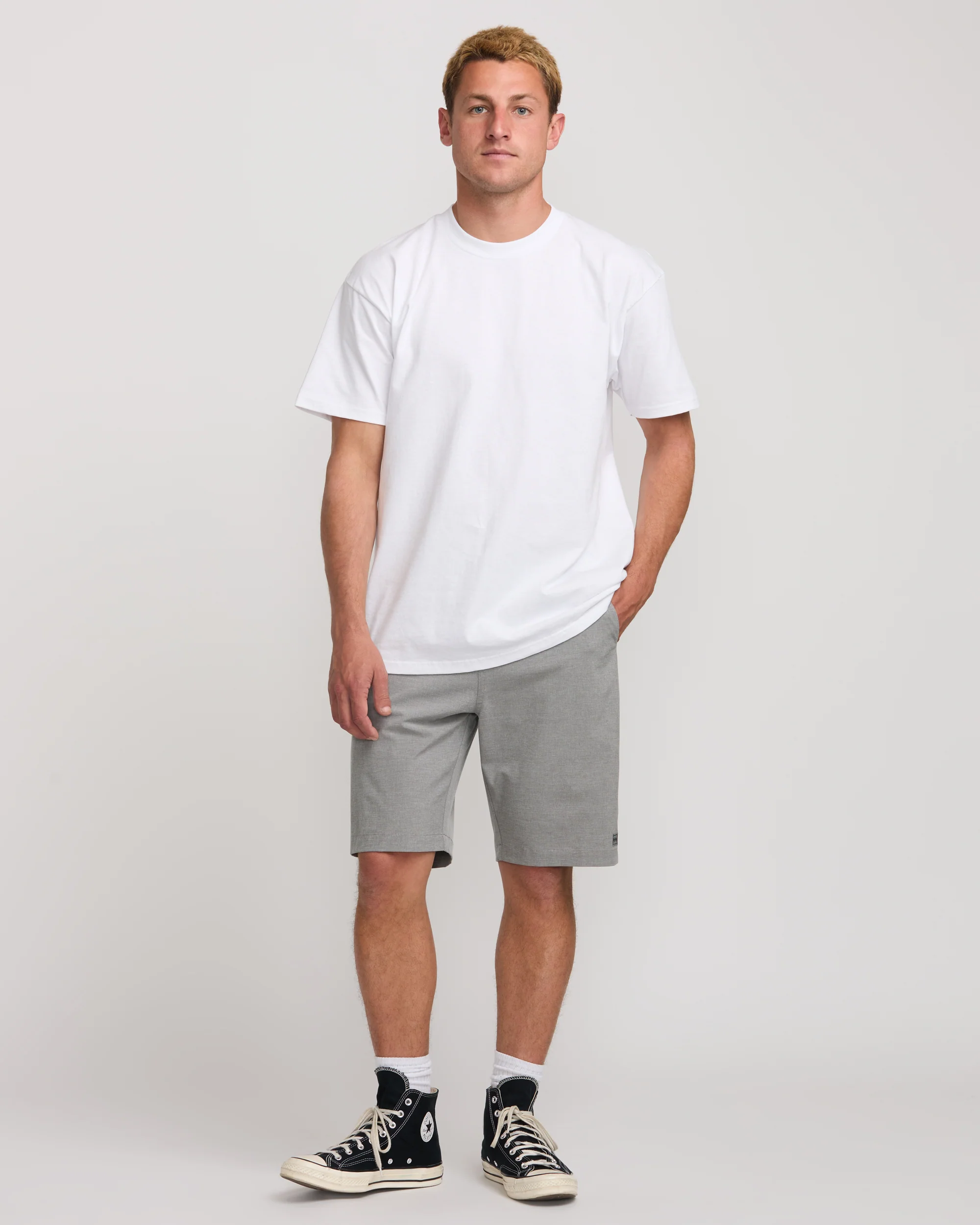 Crossfire Submersible 21" Hybrid Shorts - Gray - Image 4