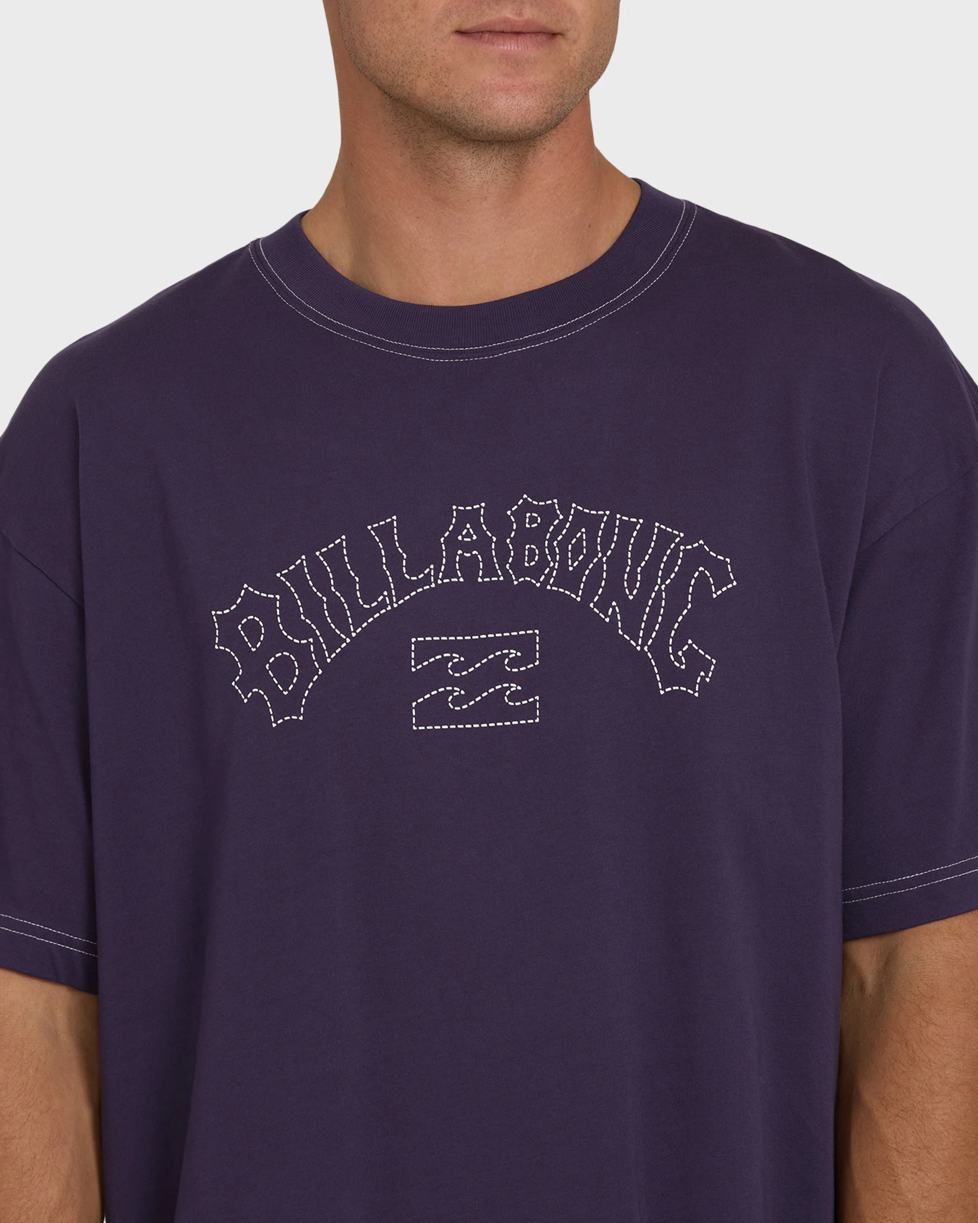 Dash OG Short Sleeve Knit T-Shirt - Purple Velvet - Image 5