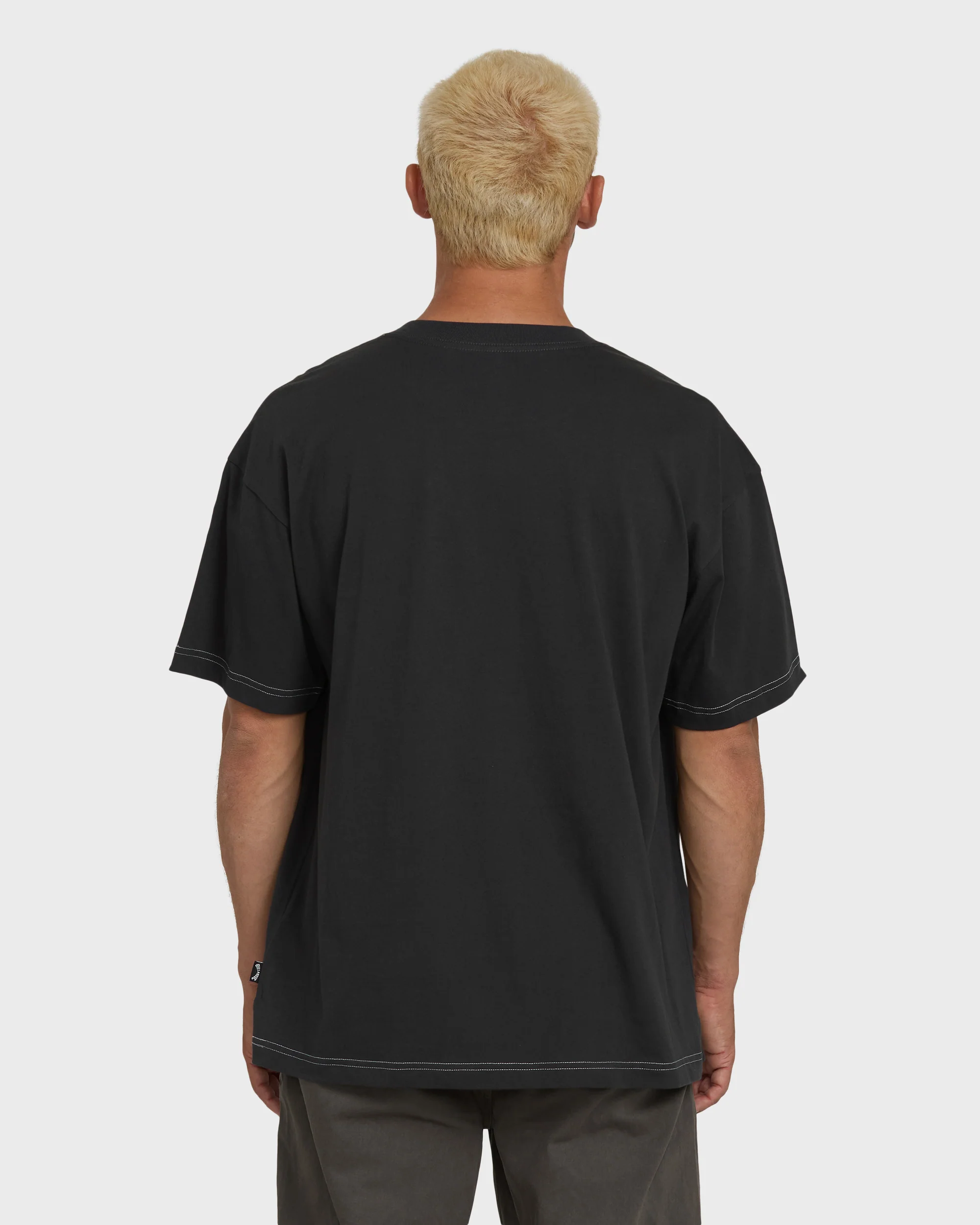 Dash OG Short Sleeve Knit T-Shirt - Washed Black - Image 2