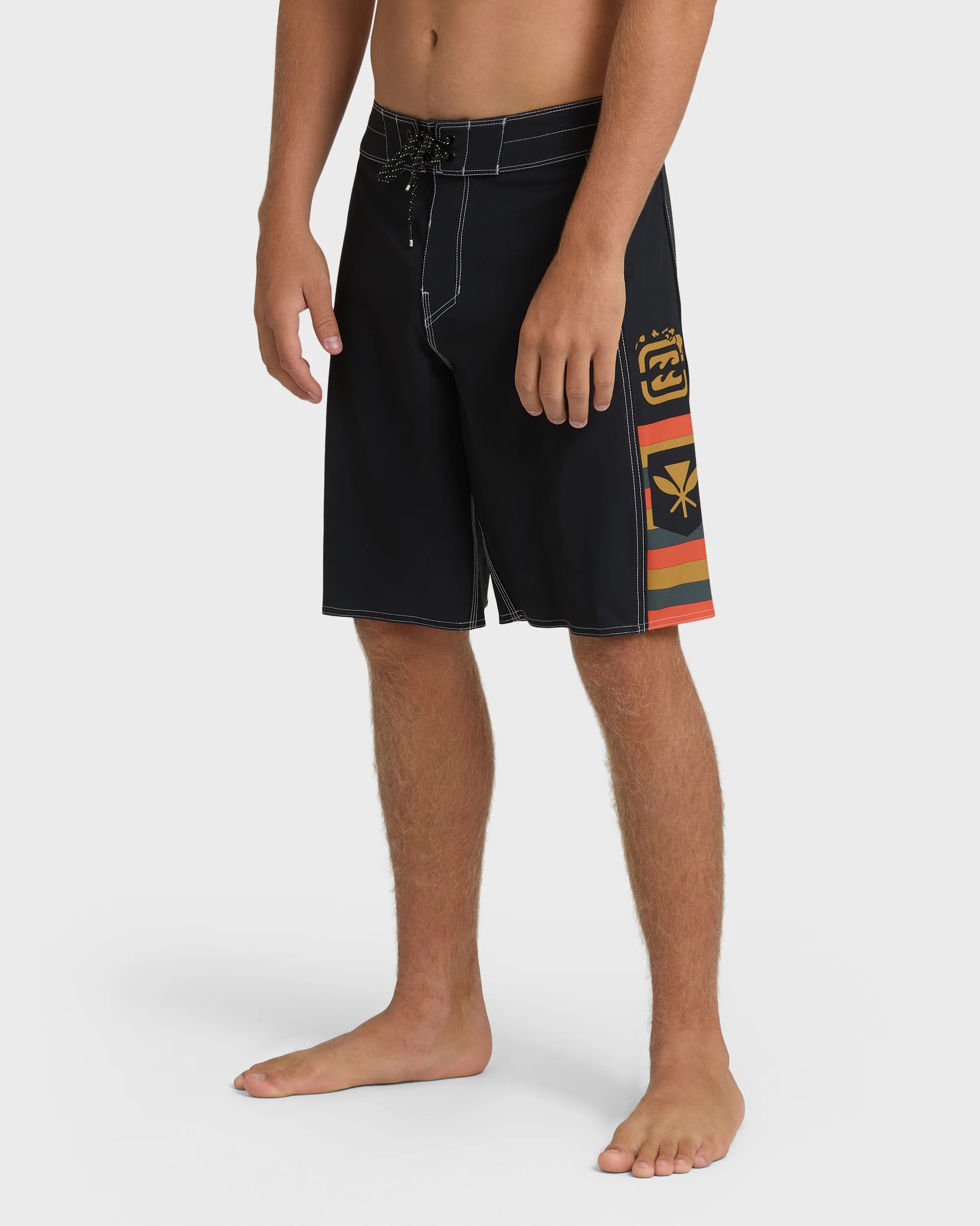 Dbah Hi 2.0 Pro 19" Boardshorts - Black - Black - Image 3