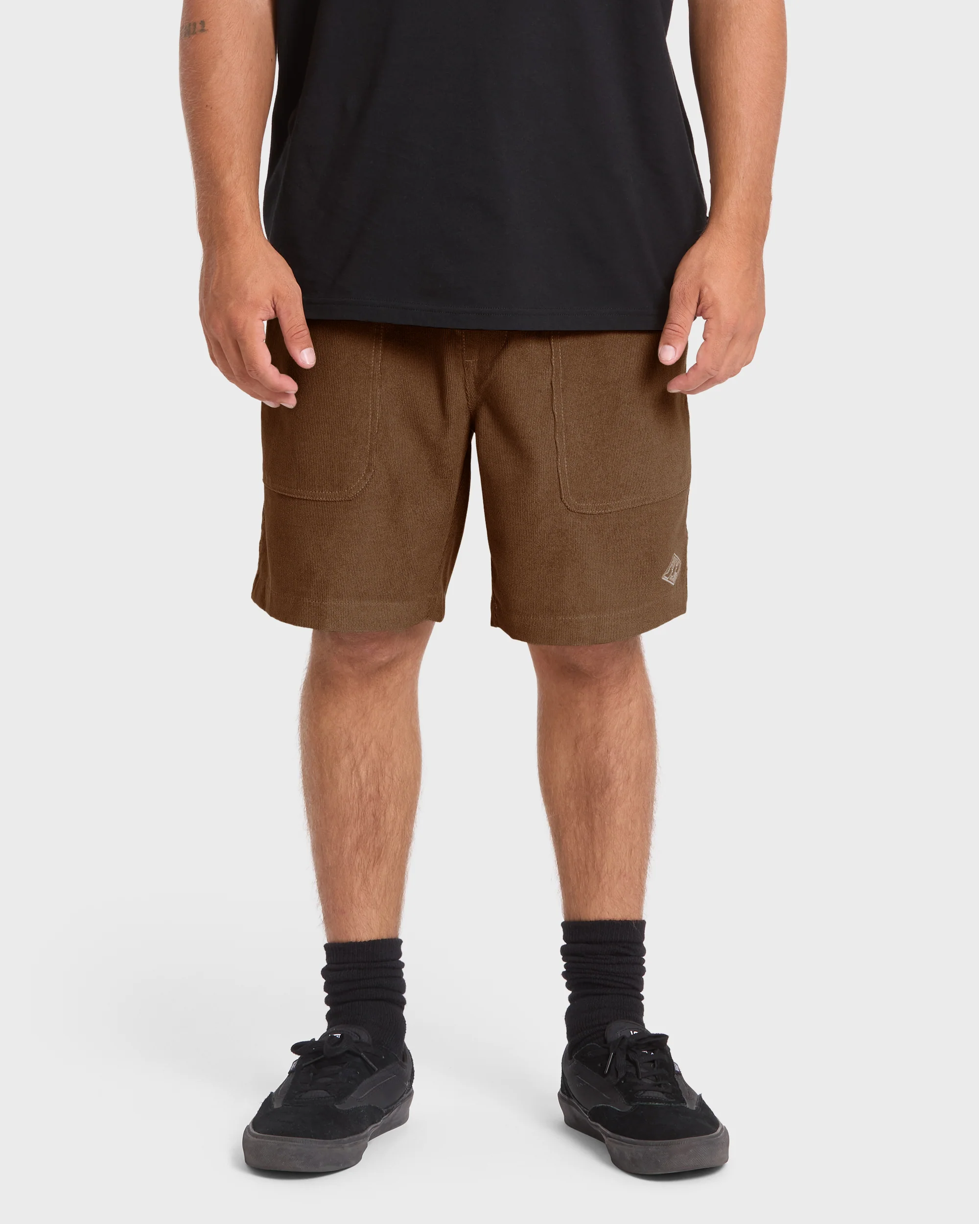 De La Cruz Cord 18" Hybrid Shorts - Sepia