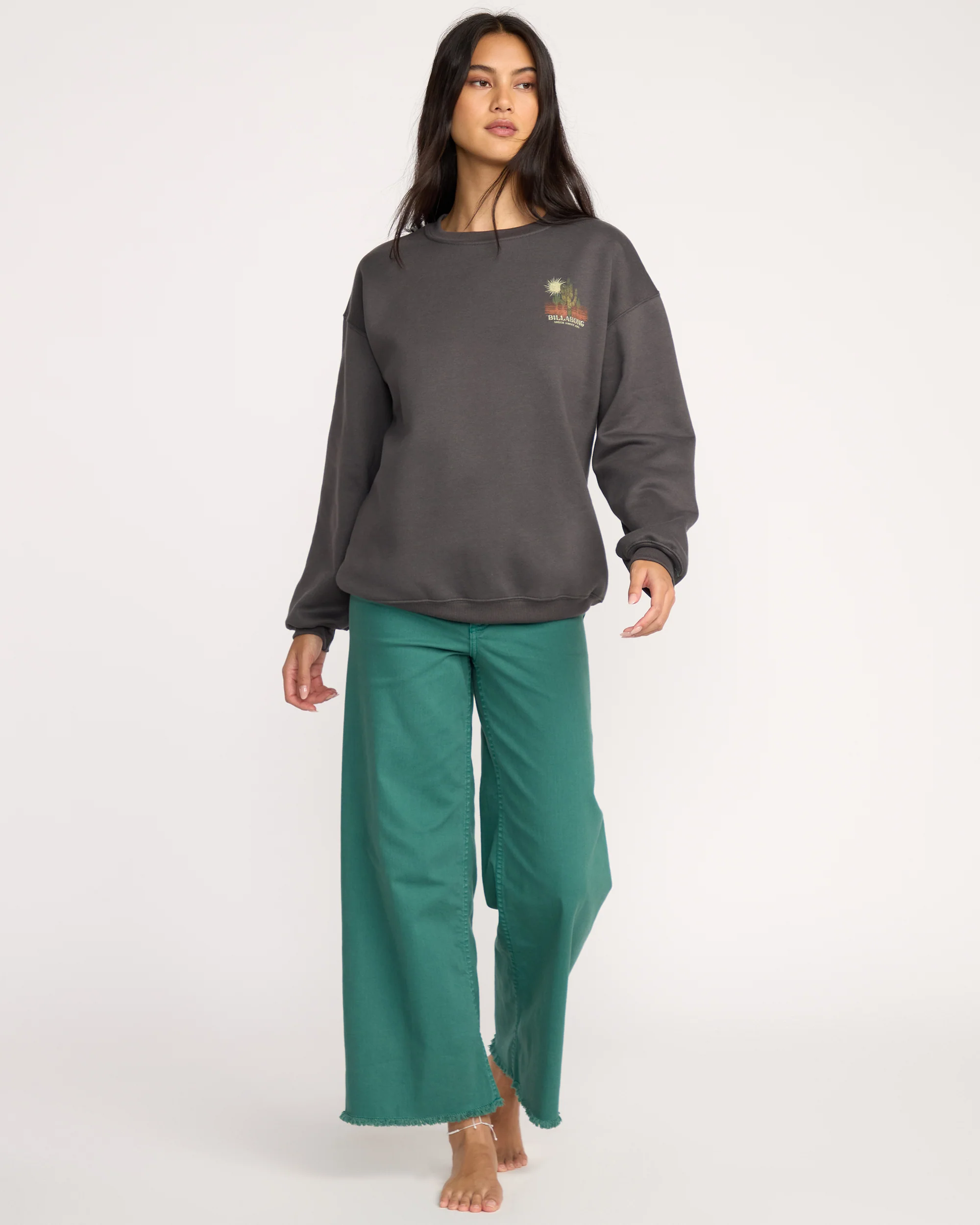 Desert Break Crewneck Sweatshirt - Off Black - Image 4