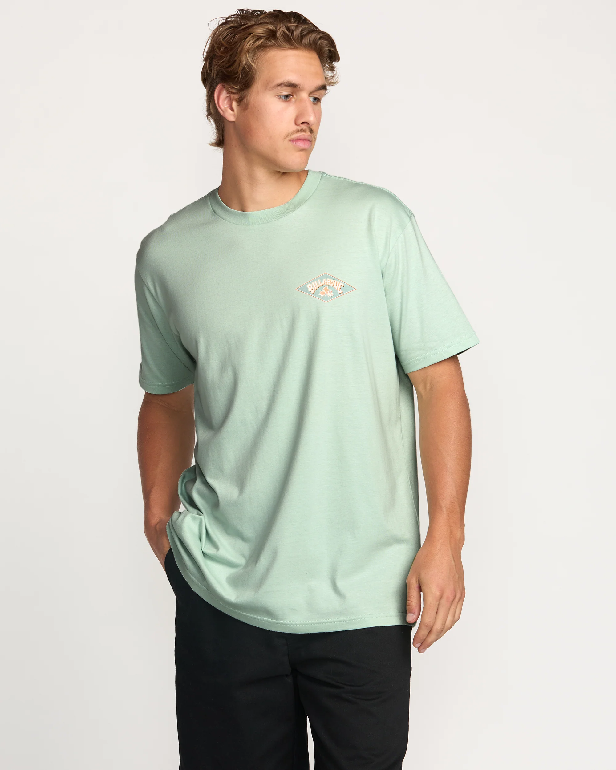 Diamond Arch Premium Tee - Seafoam