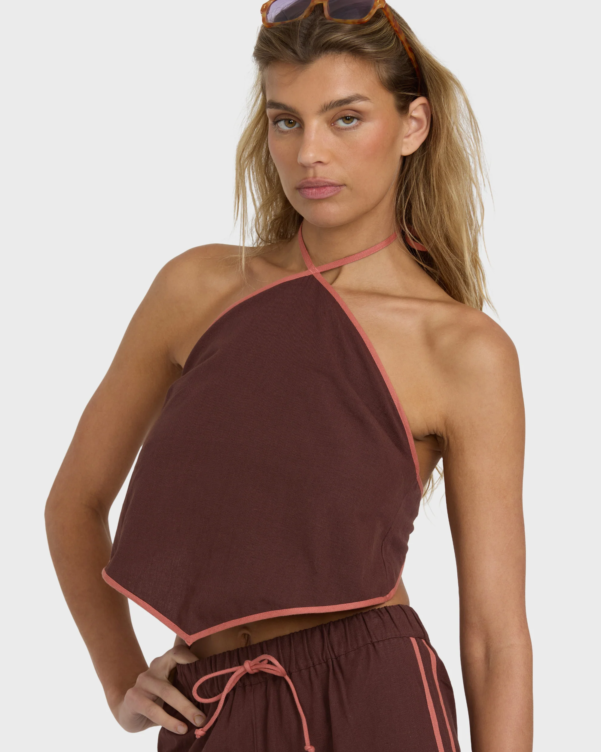 Double Take Halter - Teak - Image 3