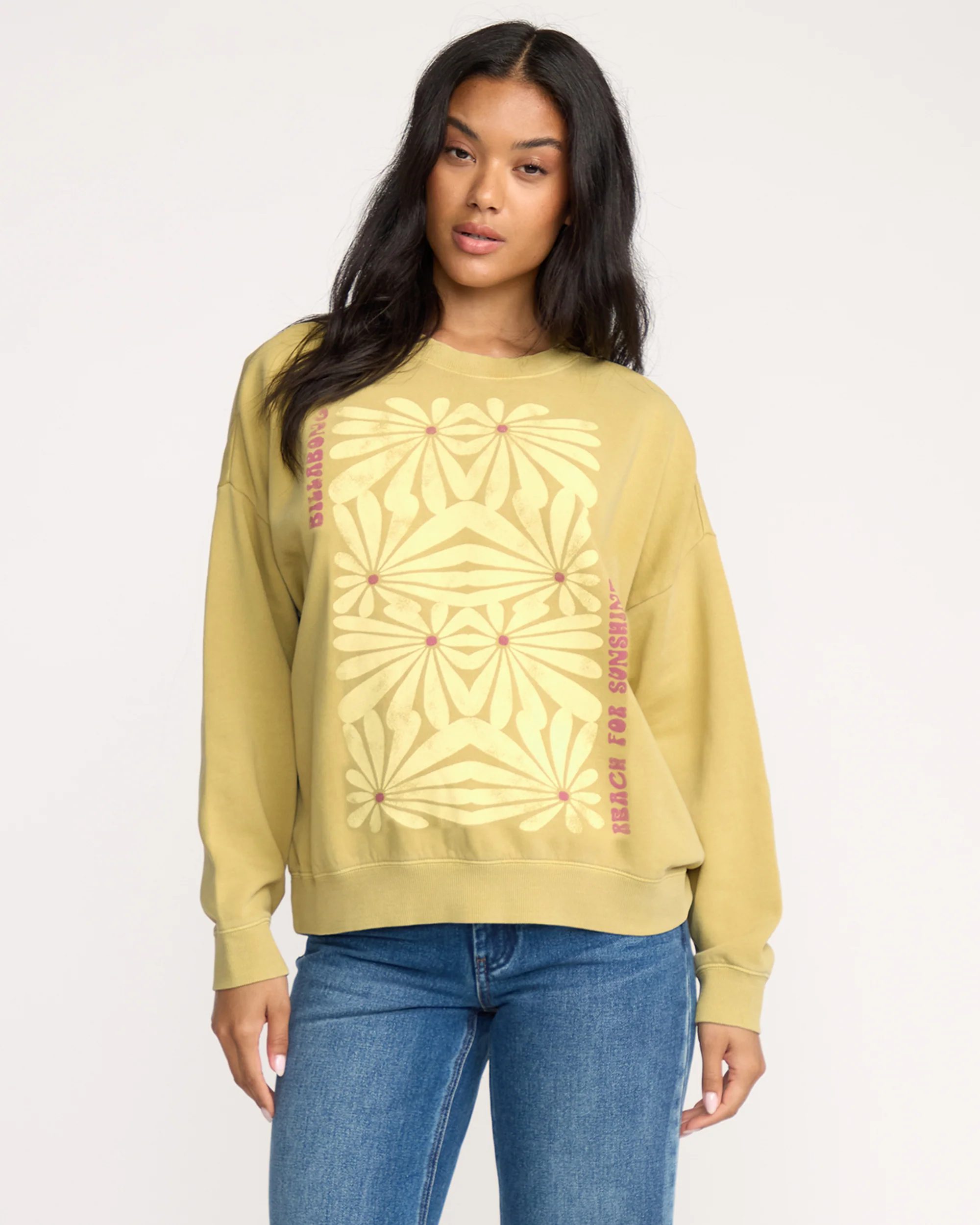Echo Crewneck Sweatshirt - Light Olive