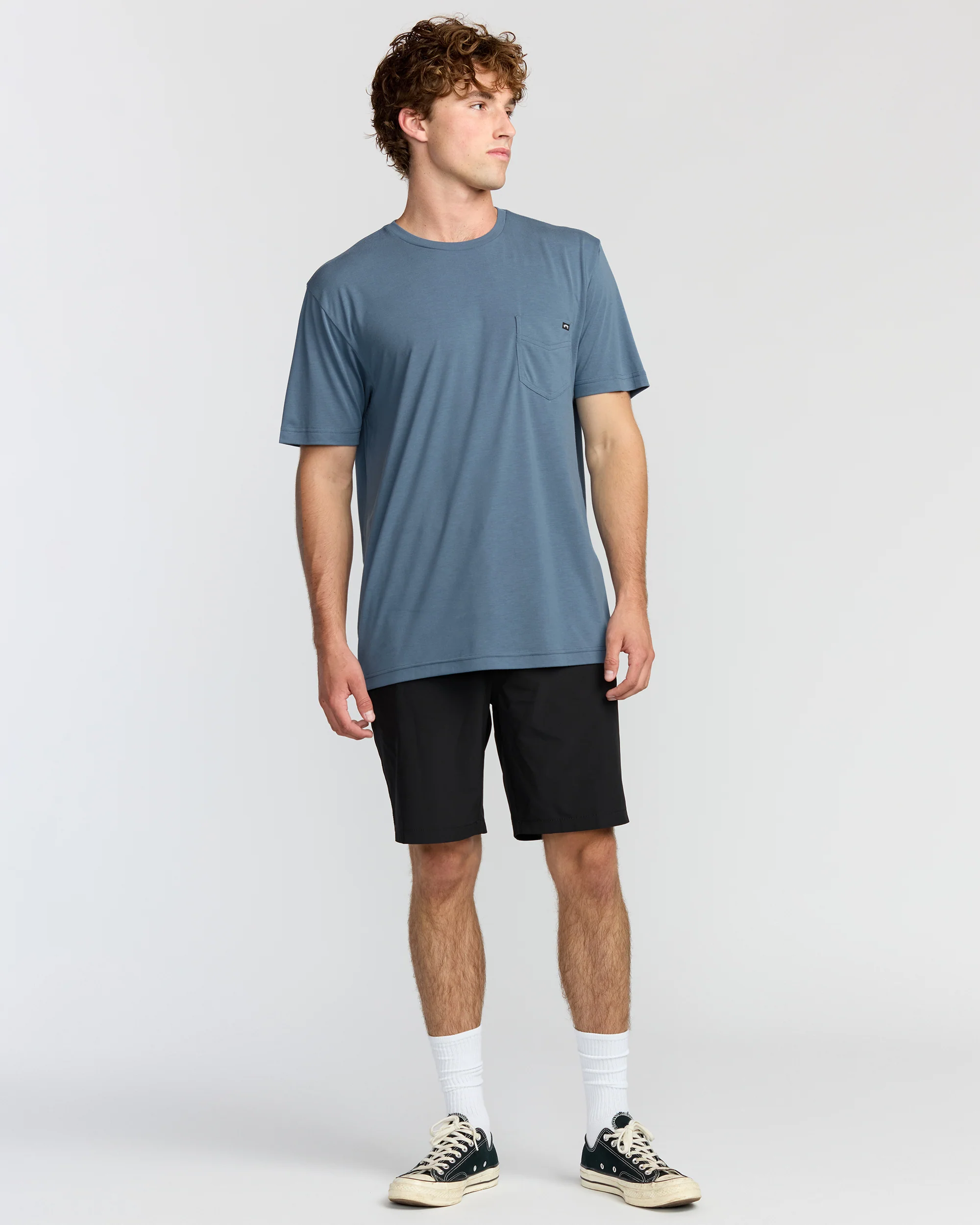 Eclipse Short Sleeve T-Shirt - Steel Blue - Image 4