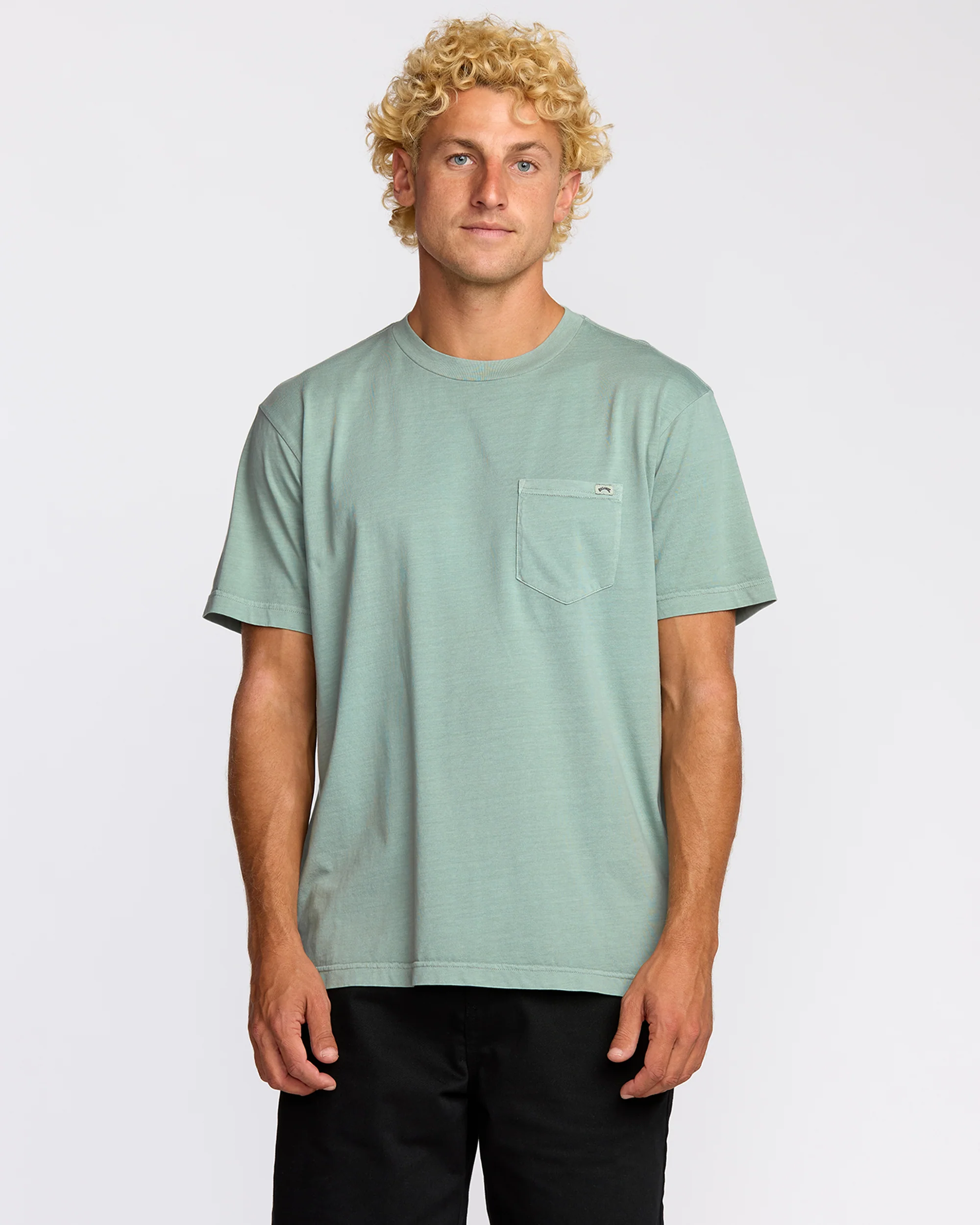 Essential Premium Wave Wash T-Shirt - Mineral Blue