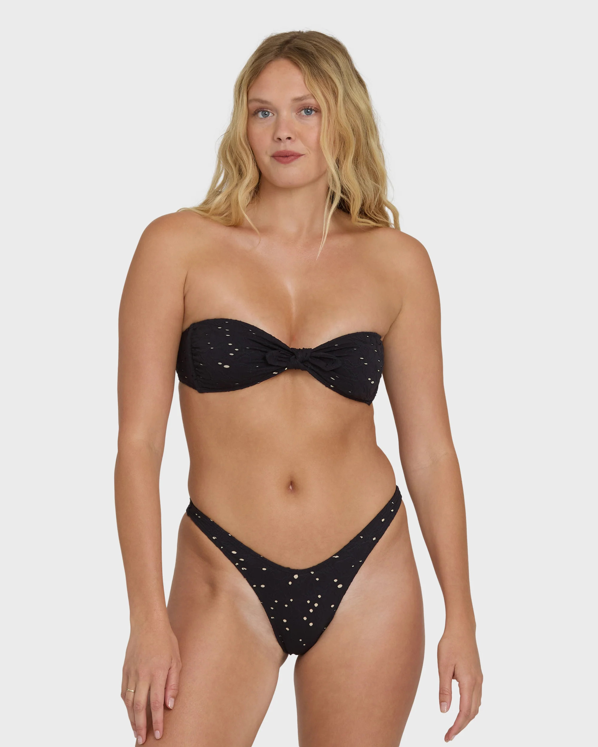 Eye On You Dippi Bikini Bottoms - Black Pebble - Image 2