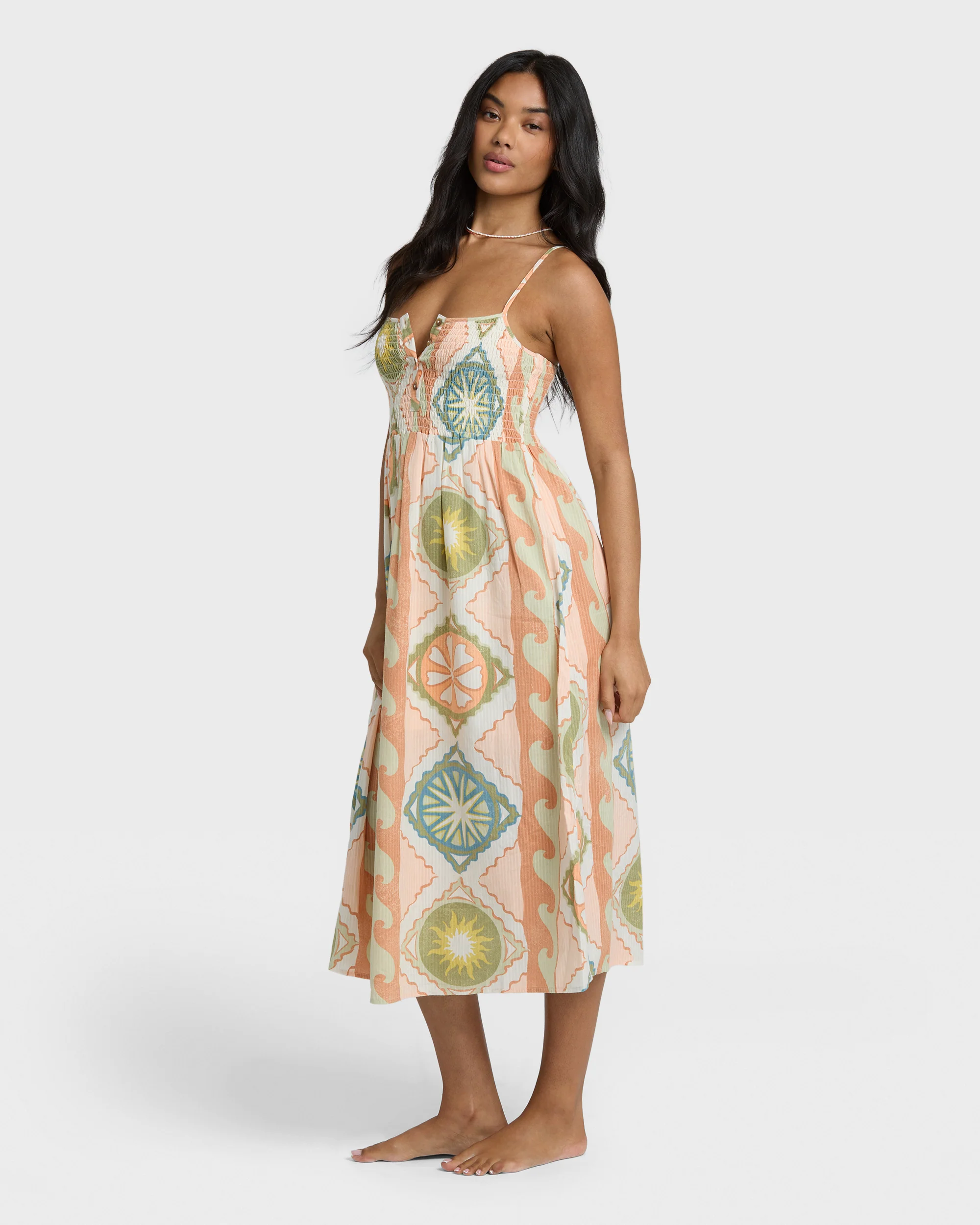 Fever Dream Midi Dress - White Cap - Image 6