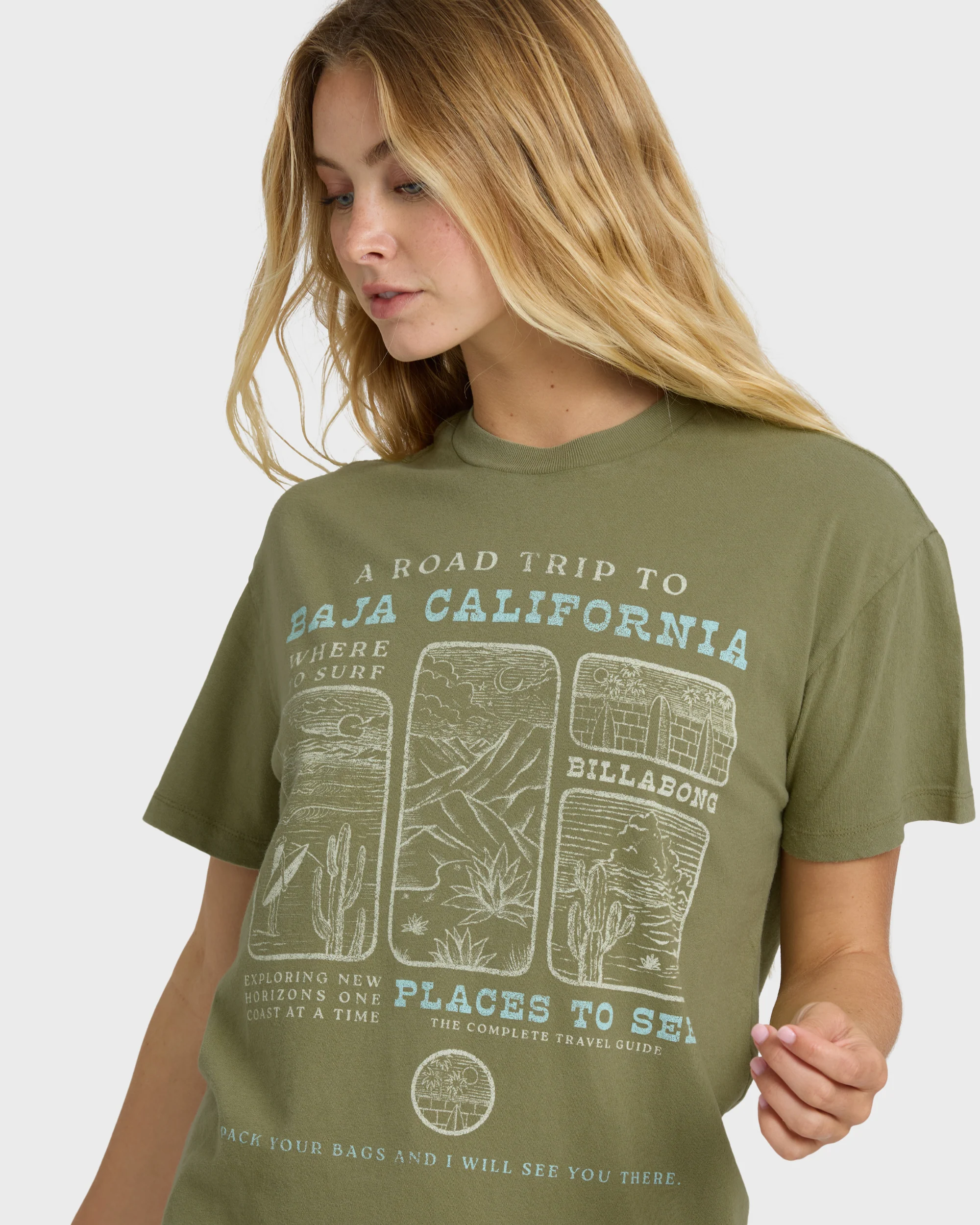 Flying To The Moon Short Sleeve T-Shirt - Dark Olive - Image 2