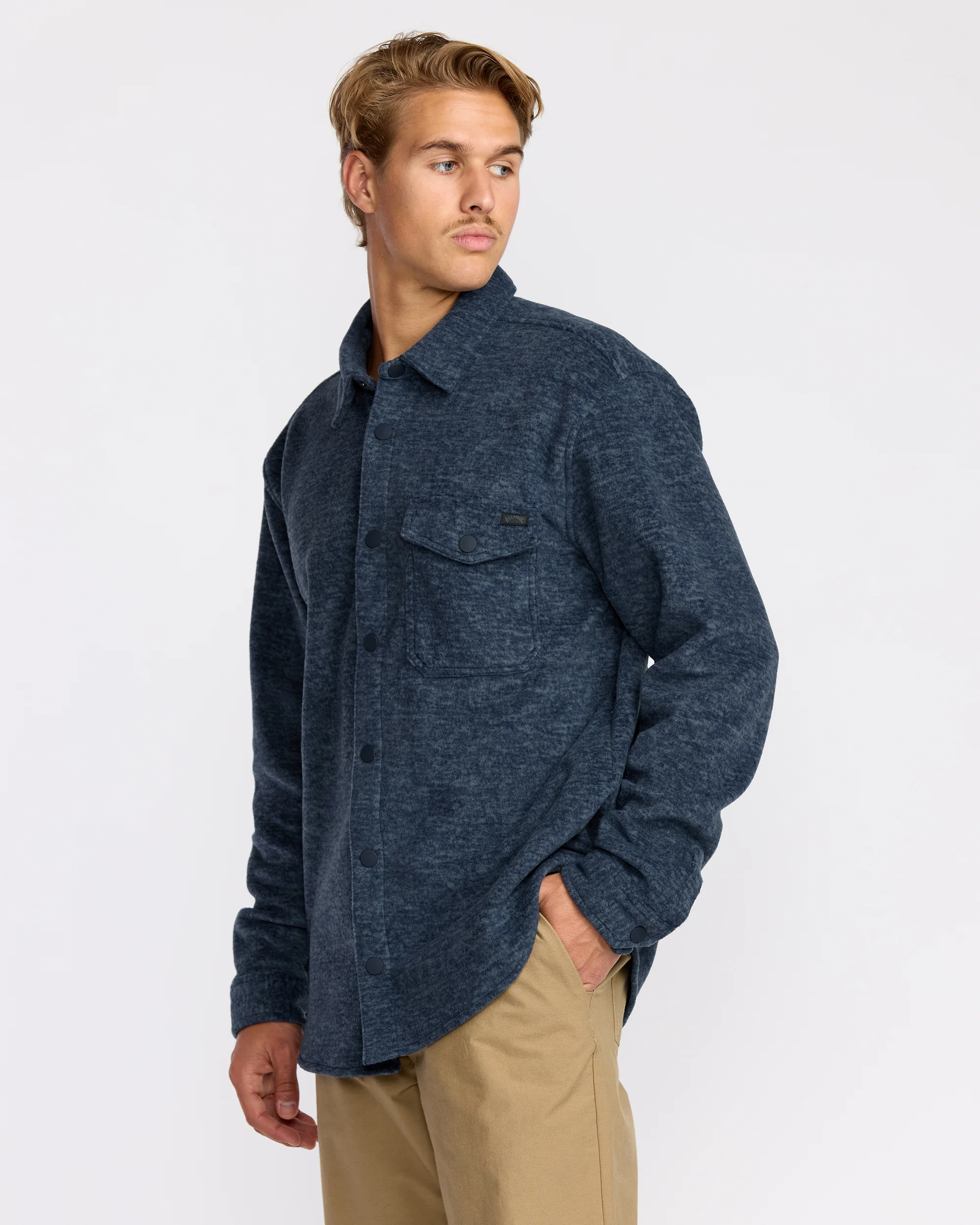 Furnace Flannel Shirt - Navy - Image 4