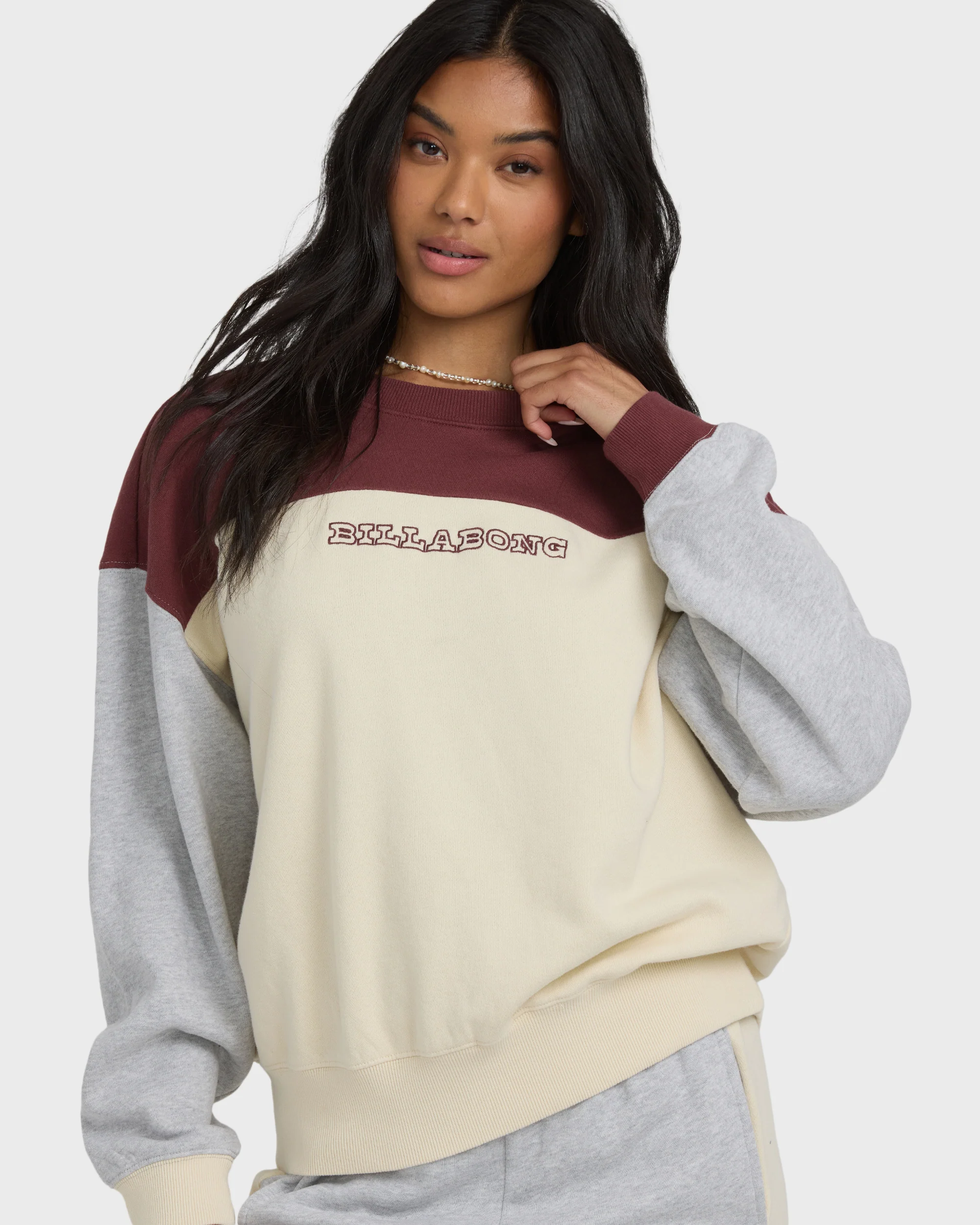 Get It Kendal Crewneck Sweatshirt - Pinot