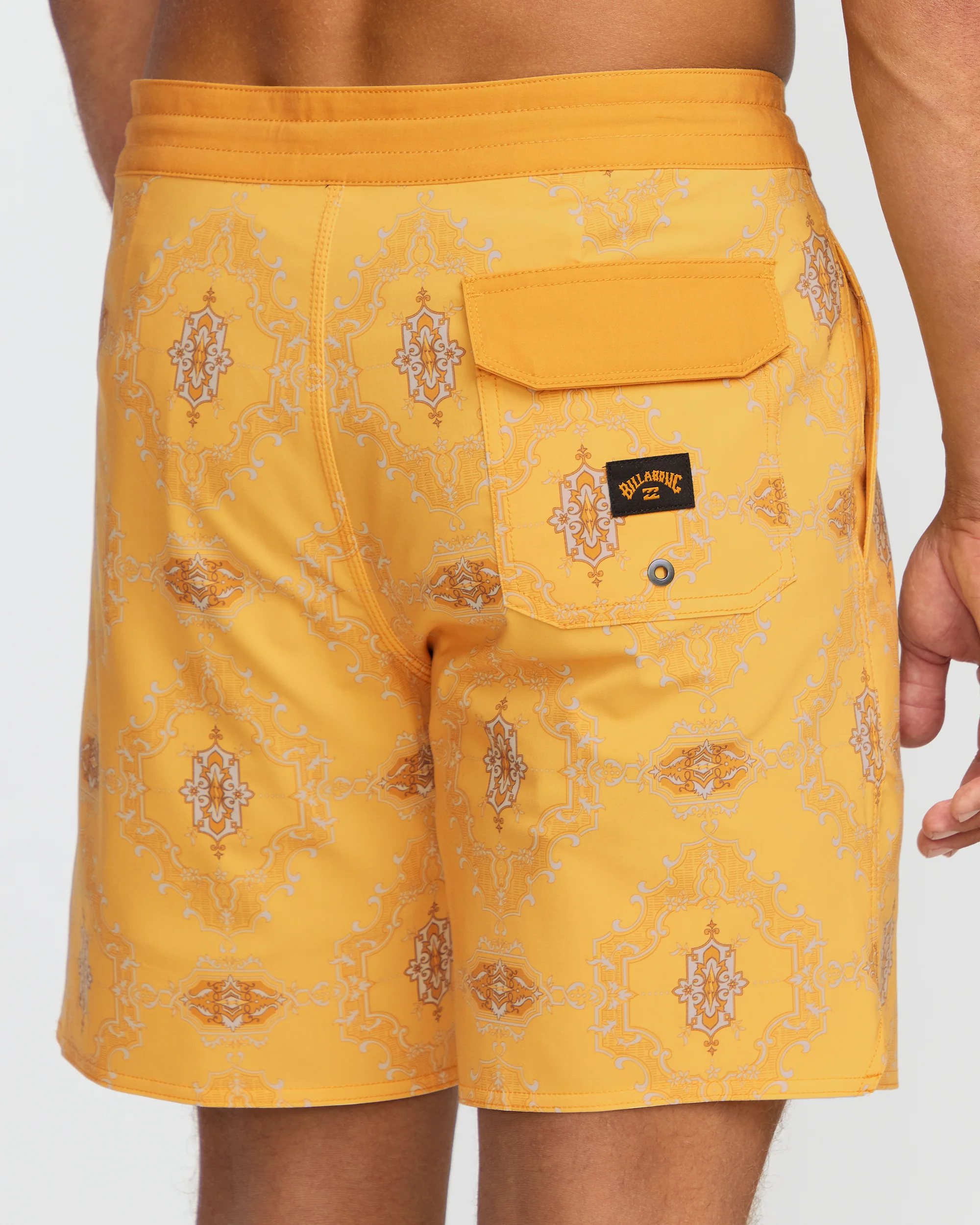Good Times Lo Tide 18" Boardshorts - Dust Yellow - Image 8